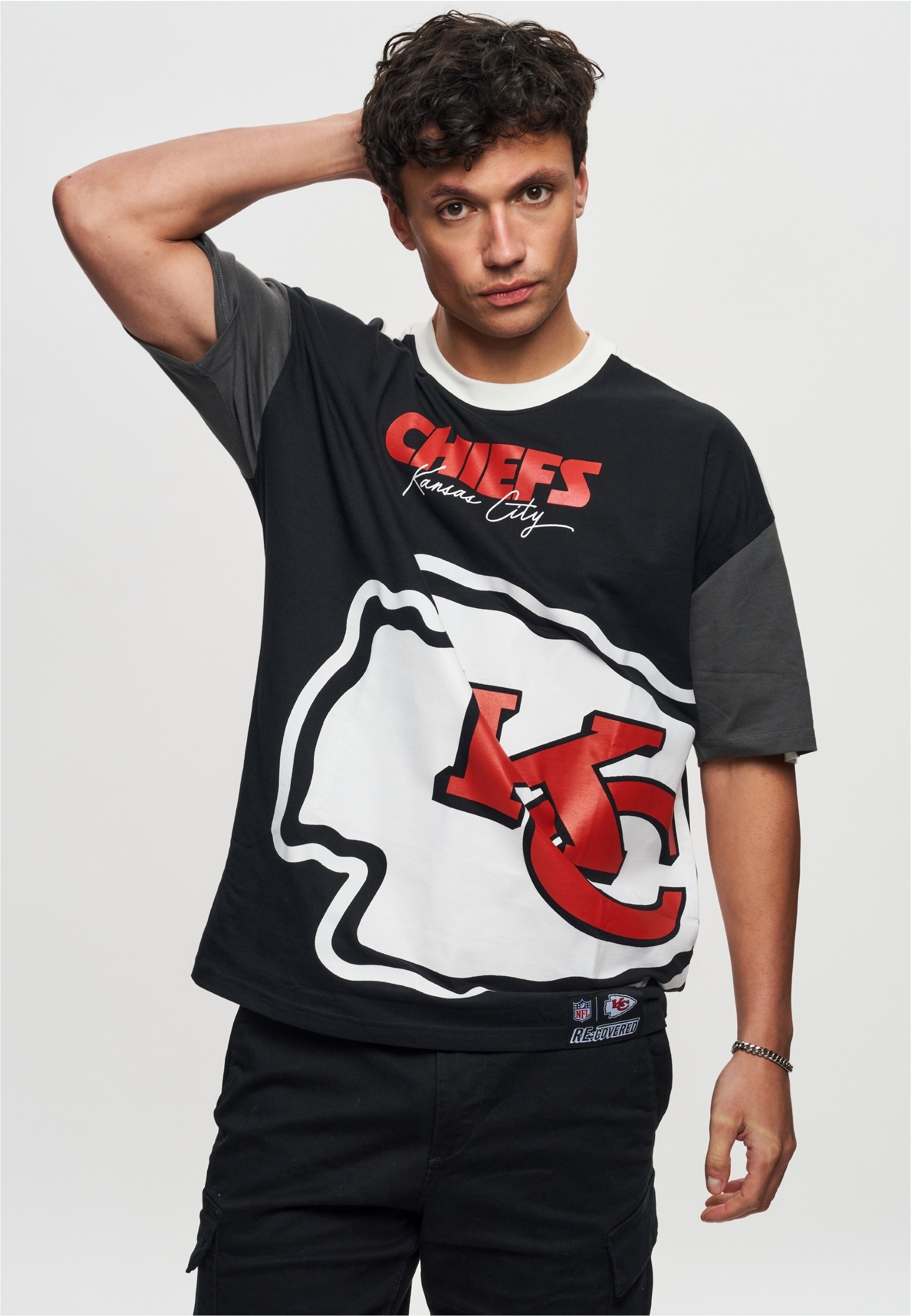 Recovered T-Shirt "NFL Chiefs Kansas City Cut and Sew Oversized", (1 tlg.), günstig online kaufen