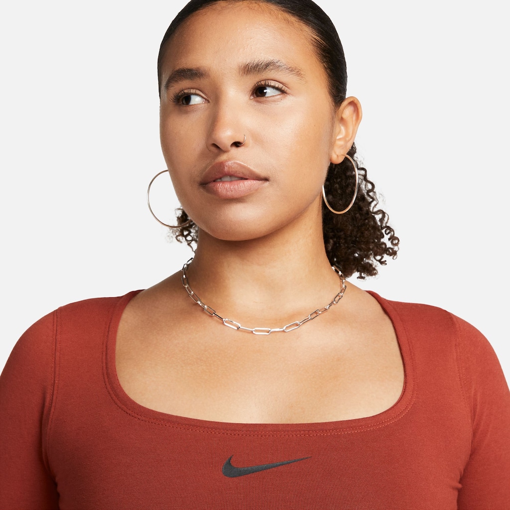 Nike Sportswear Langarmshirt »W NSW LS CROP TOP SW«