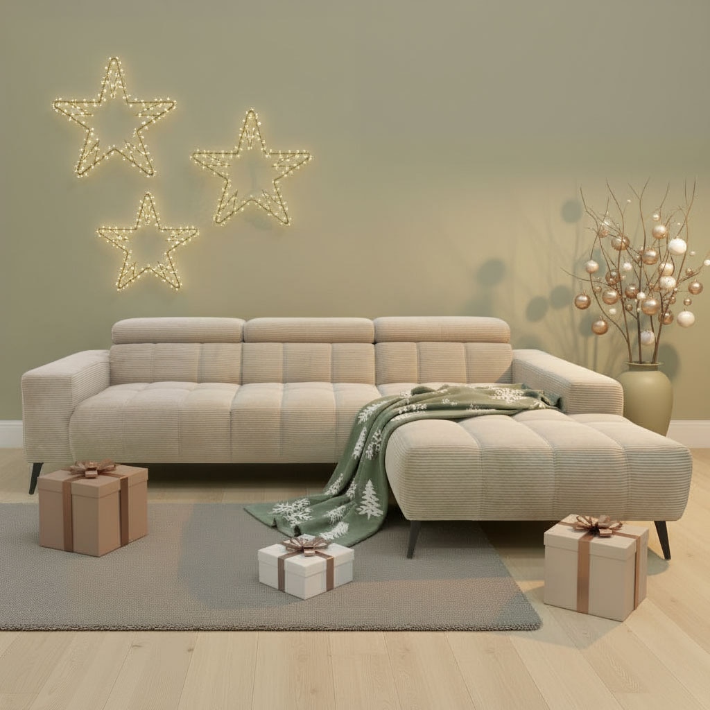 DOMO collection Ecksofa "Trento L-Form, mit Kufenfuß oder Einzelfuß" wahlwe günstig online kaufen