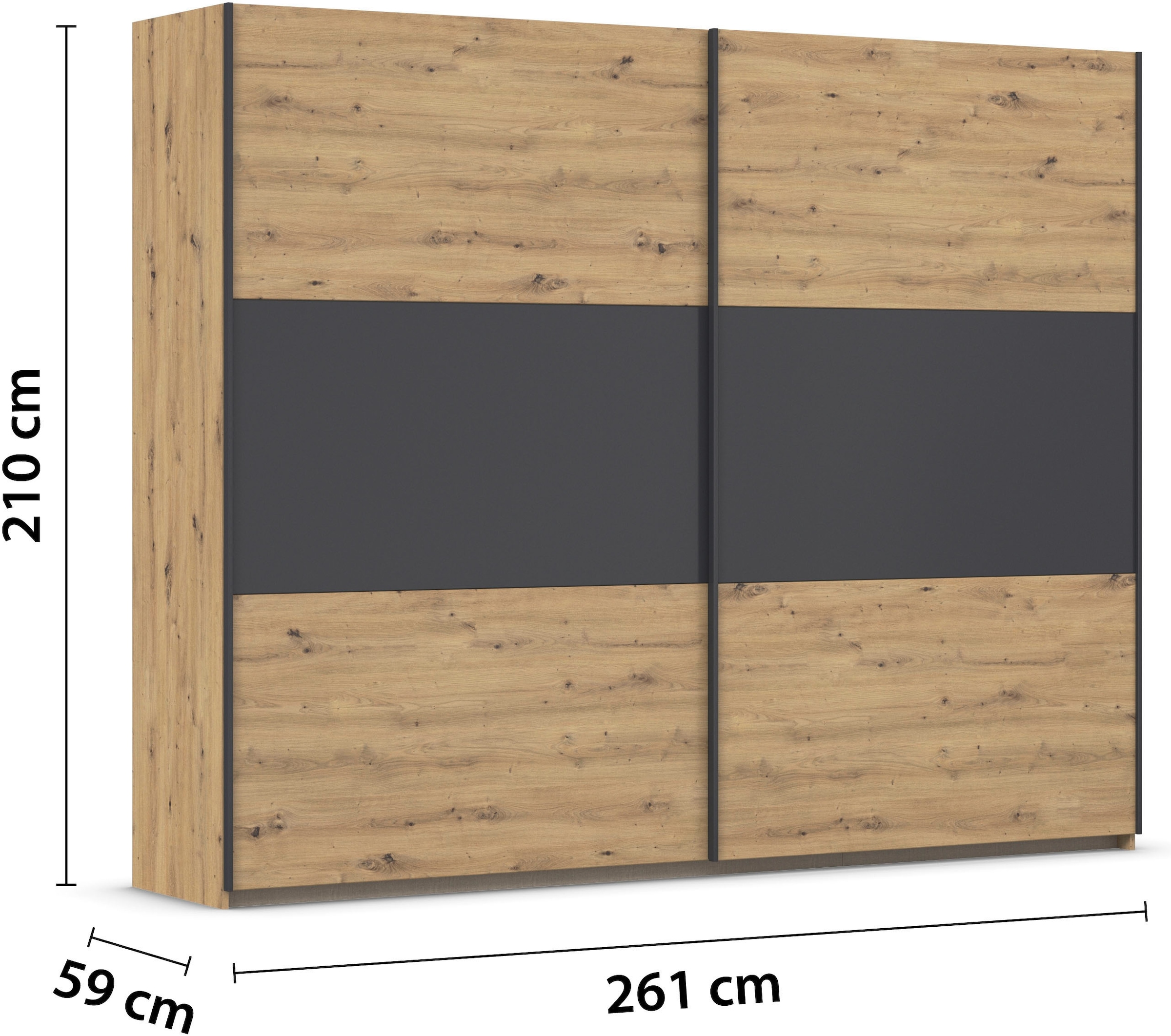 rauch Schwebetürenschrank »Kleiderschrank Schrank Garderobe Garderobenschrank Wäscheschrank NEO«, (in 3 verschiedenen Ausstattungen BASIC/CLASSIC/PREMIUM), mit großzügigem Stauraum und vielfältigen Farbkombinationen