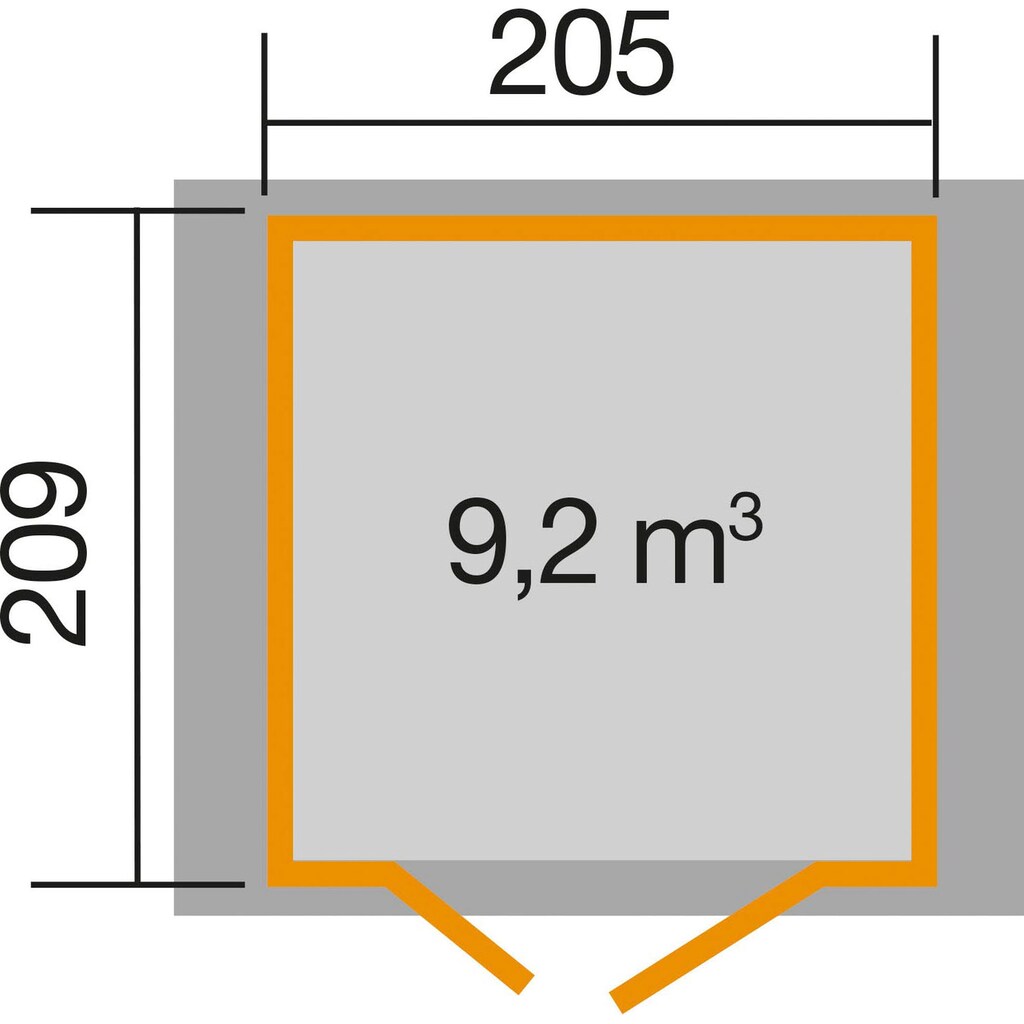 weka Gartenhaus »224 A«