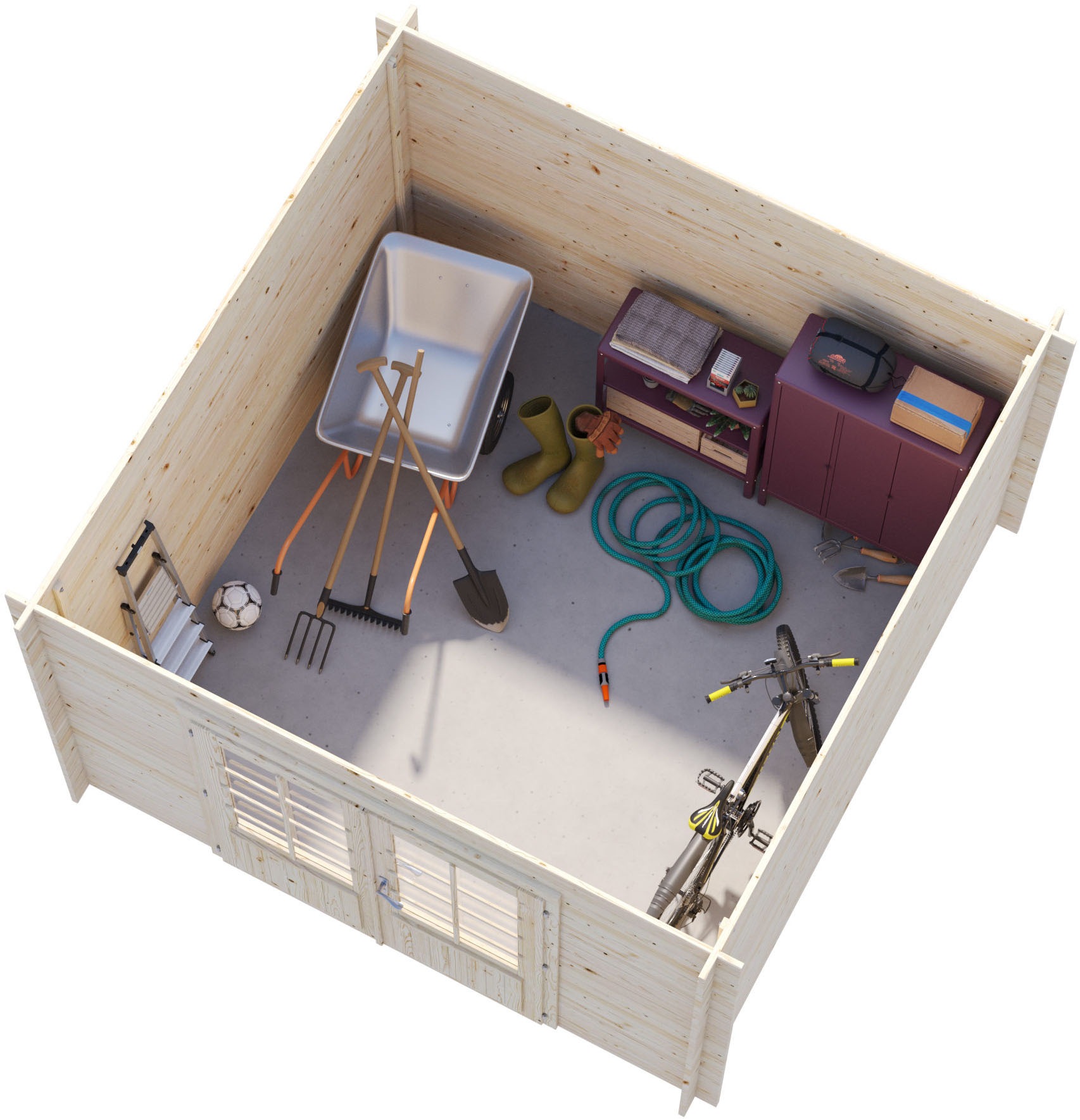 Palmako Gartenhaus »Ella« verschiedene Farben