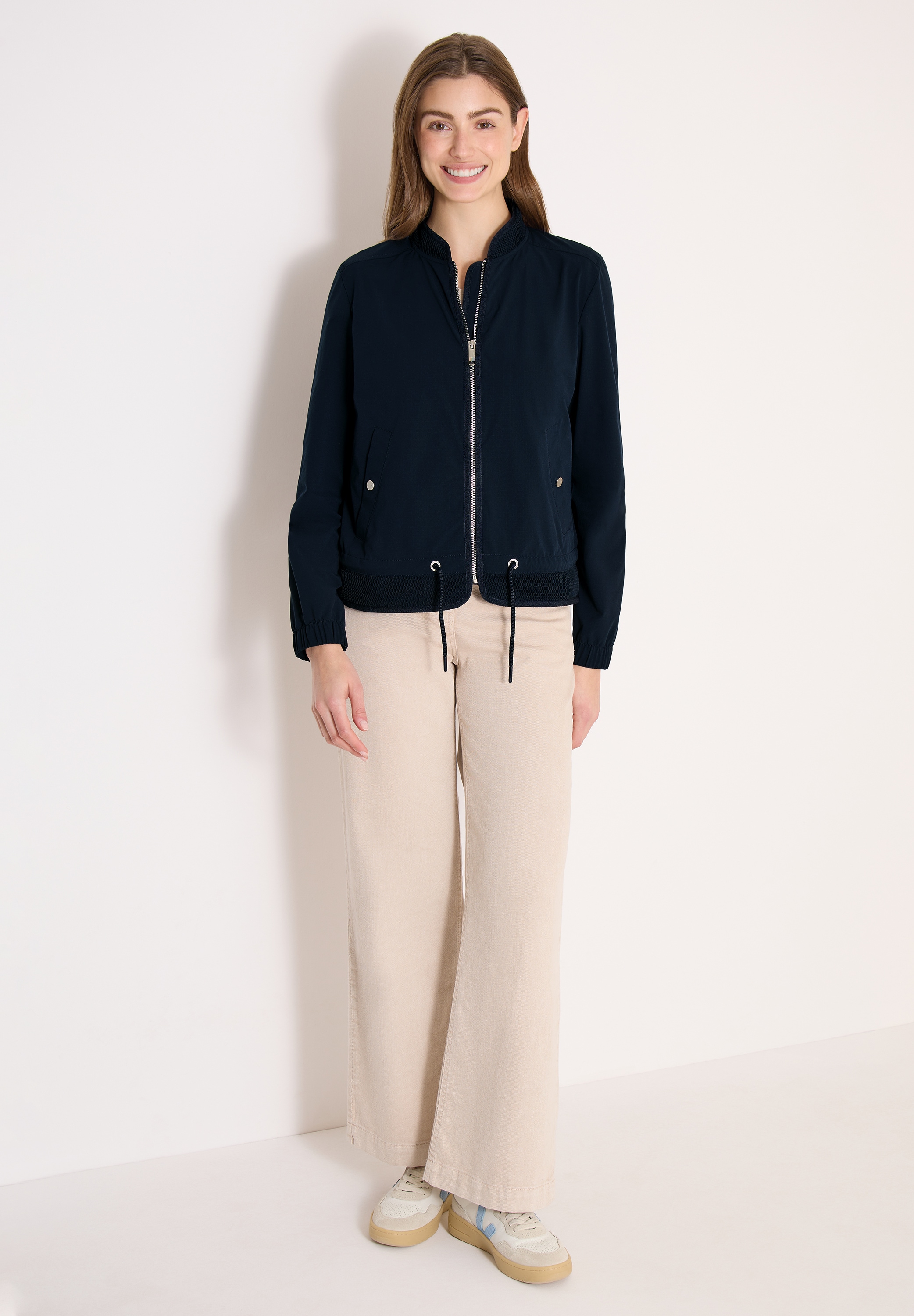 Cecil Blouson ohne Kapuze Rundhalsausschnitt