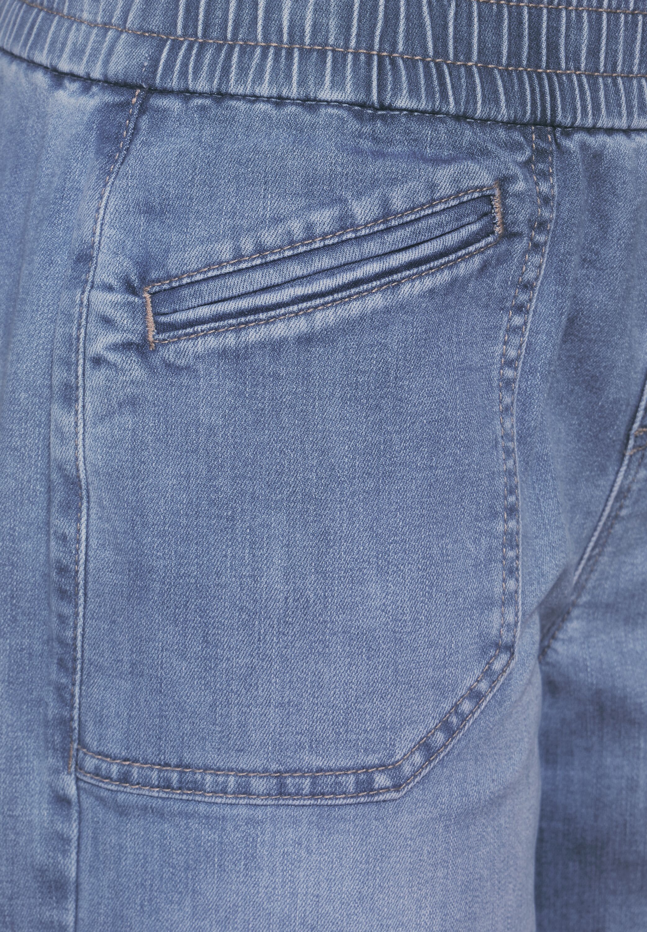 STREET ONE Loose-fit-Jeans, mit Elastikbund