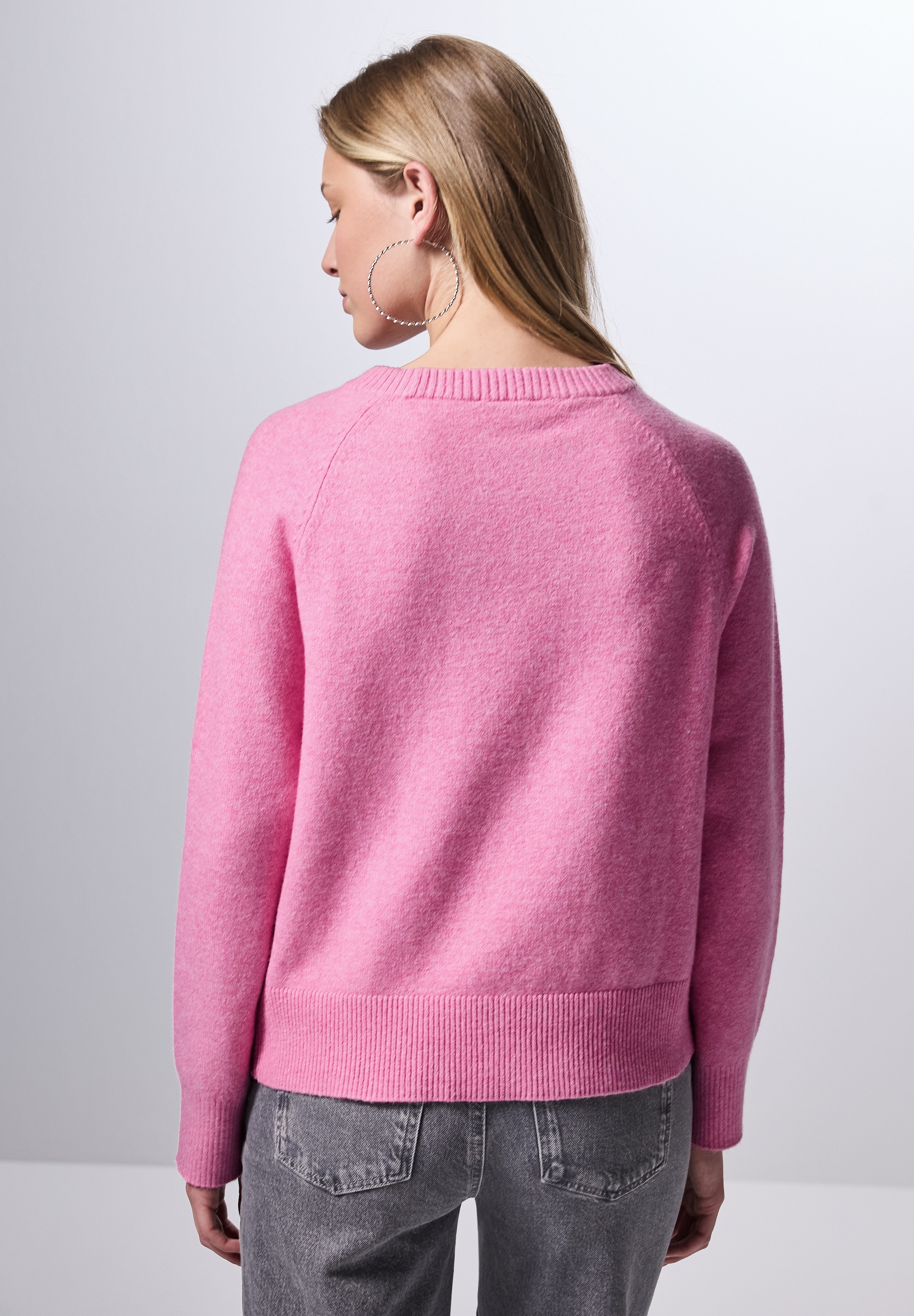 STREET ONE STUDIO Strickpullover, im soften Baumwoll-Mix günstig online kaufen