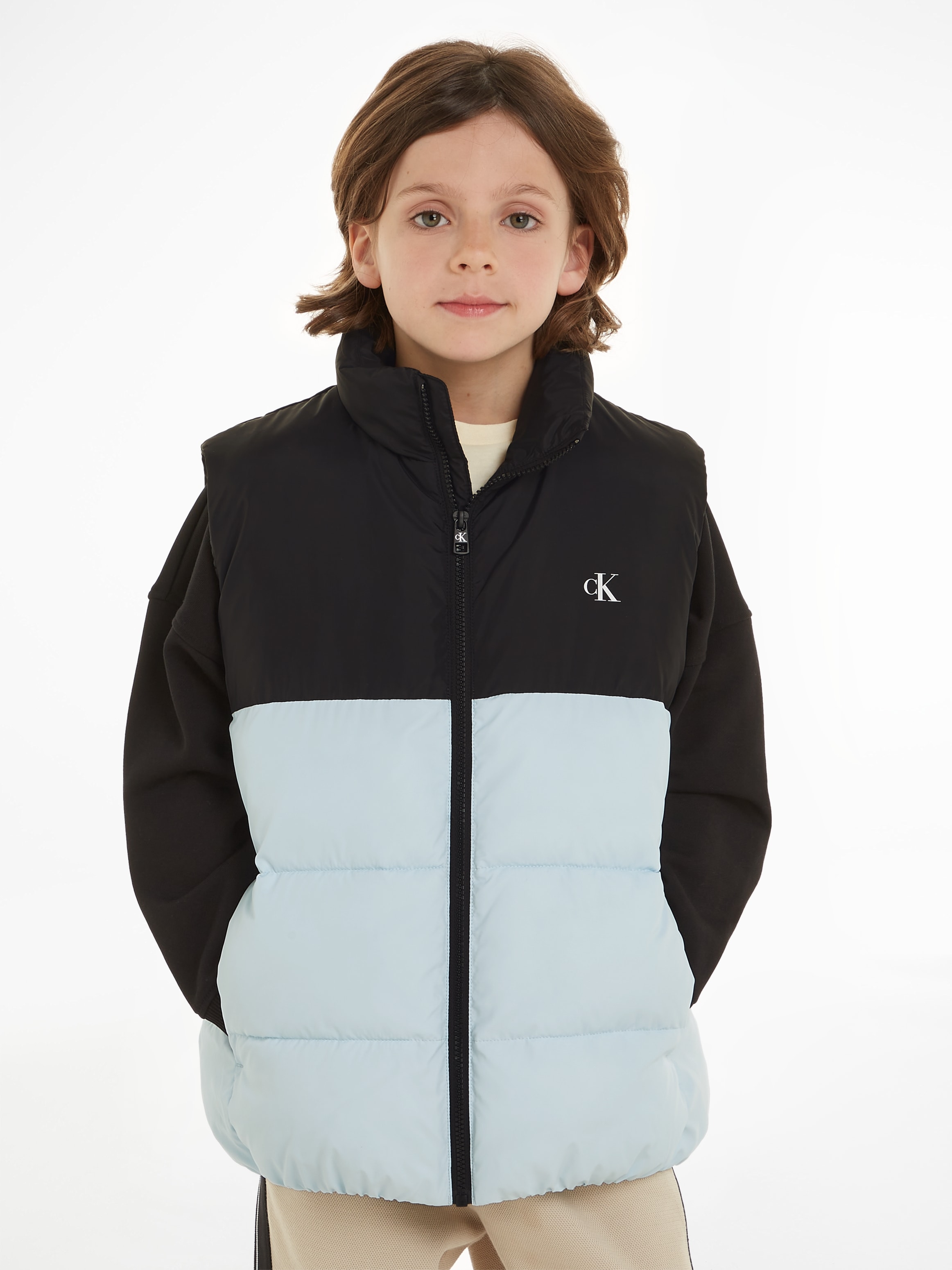 Calvin Klein Jeans Calvin KLEIN Džinsai Dygsniuota liemen...