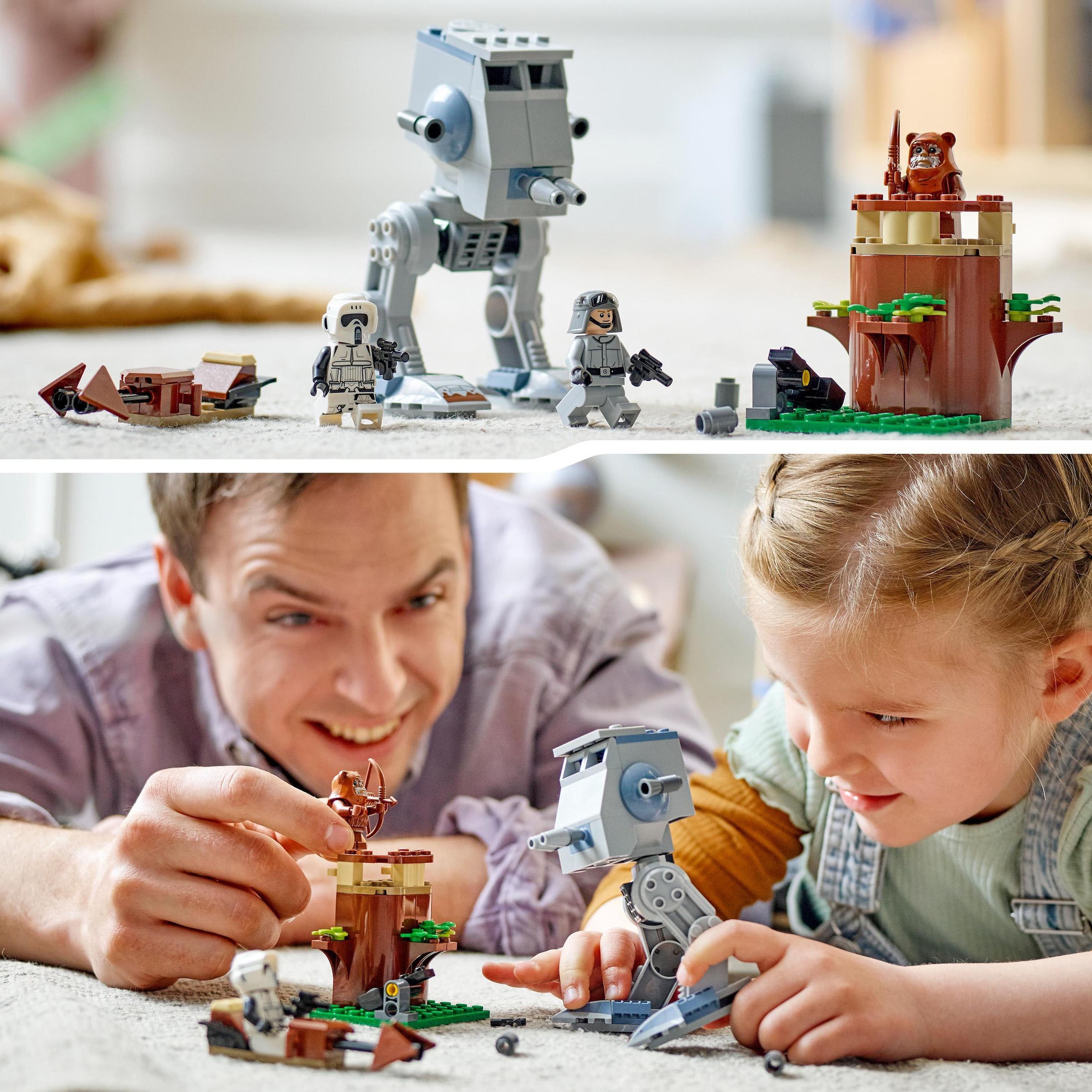 LEGO® Konstruktionsspielsteine »AT-ST (75332), LEGO® Star Wars™«, (87 St.), Made in Europe