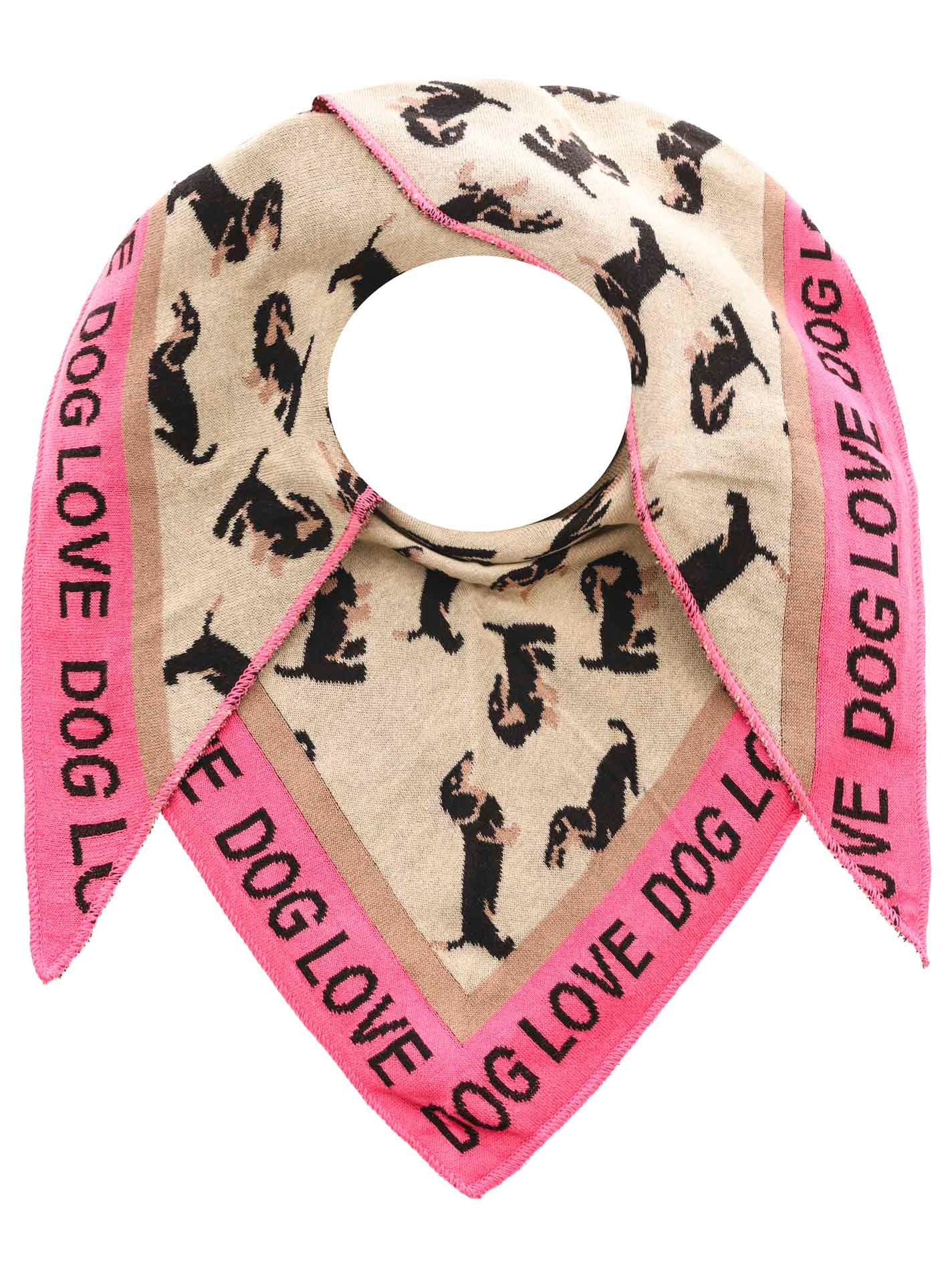 Zwillingsherz Dreieckstuch ""Süßer Dackel"" günstig online kaufen