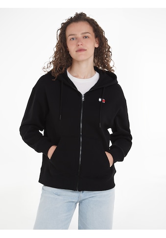 Kapuzensweatjacke »TJW BADGE ZIP THRU HOODIE EXT«, mit Tommy Jeans Logo-Badge