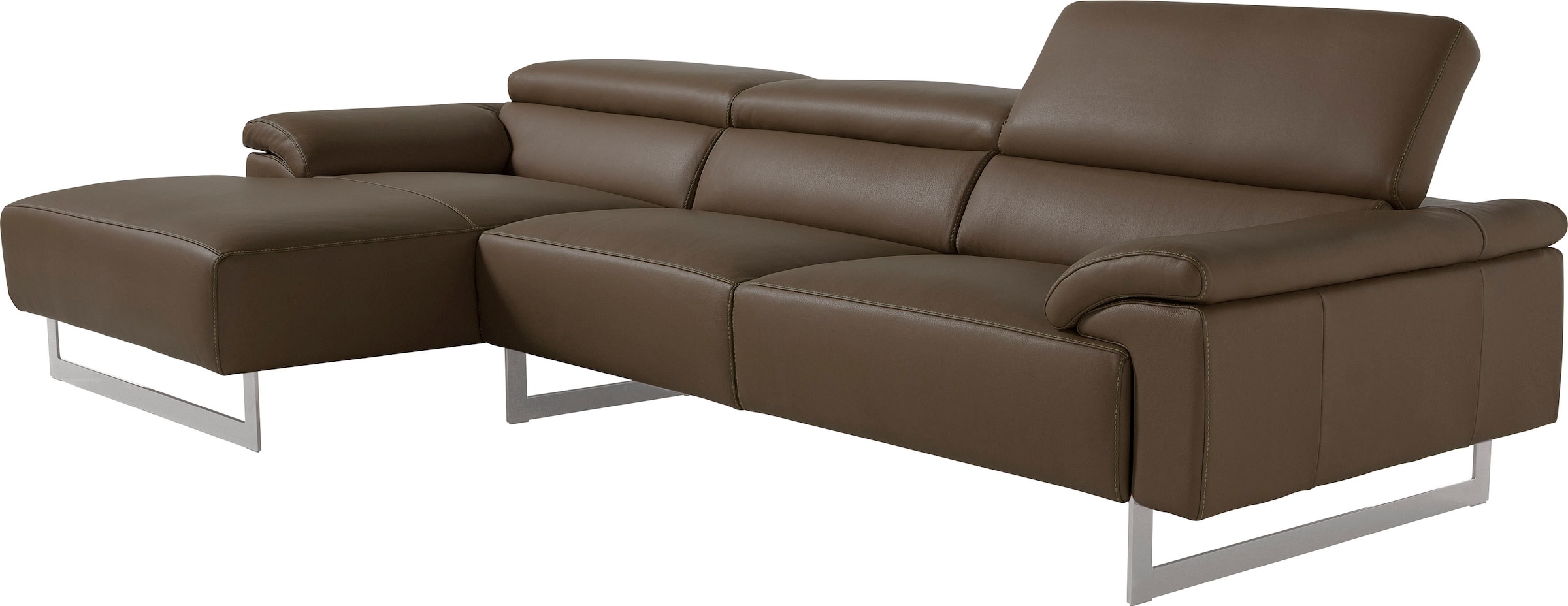 Egoitaliano Ecksofa "Malika, edel und bequem, Designsofa mit hochwertigen B günstig online kaufen