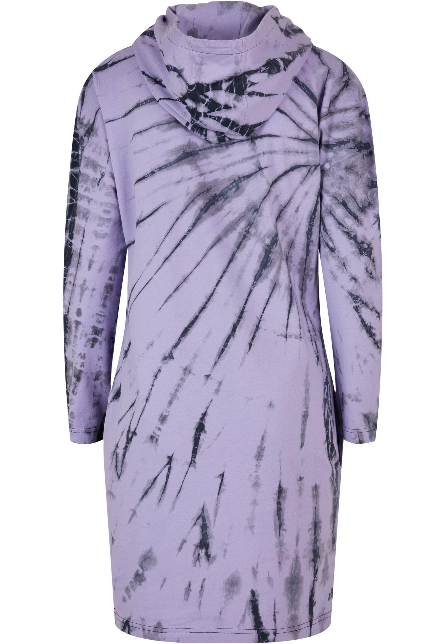 URBAN CLASSICS Shirtkleid »Urban Classics Damen Ladies Oversized Tie Dye Hoody Dress«, (1 tlg.)