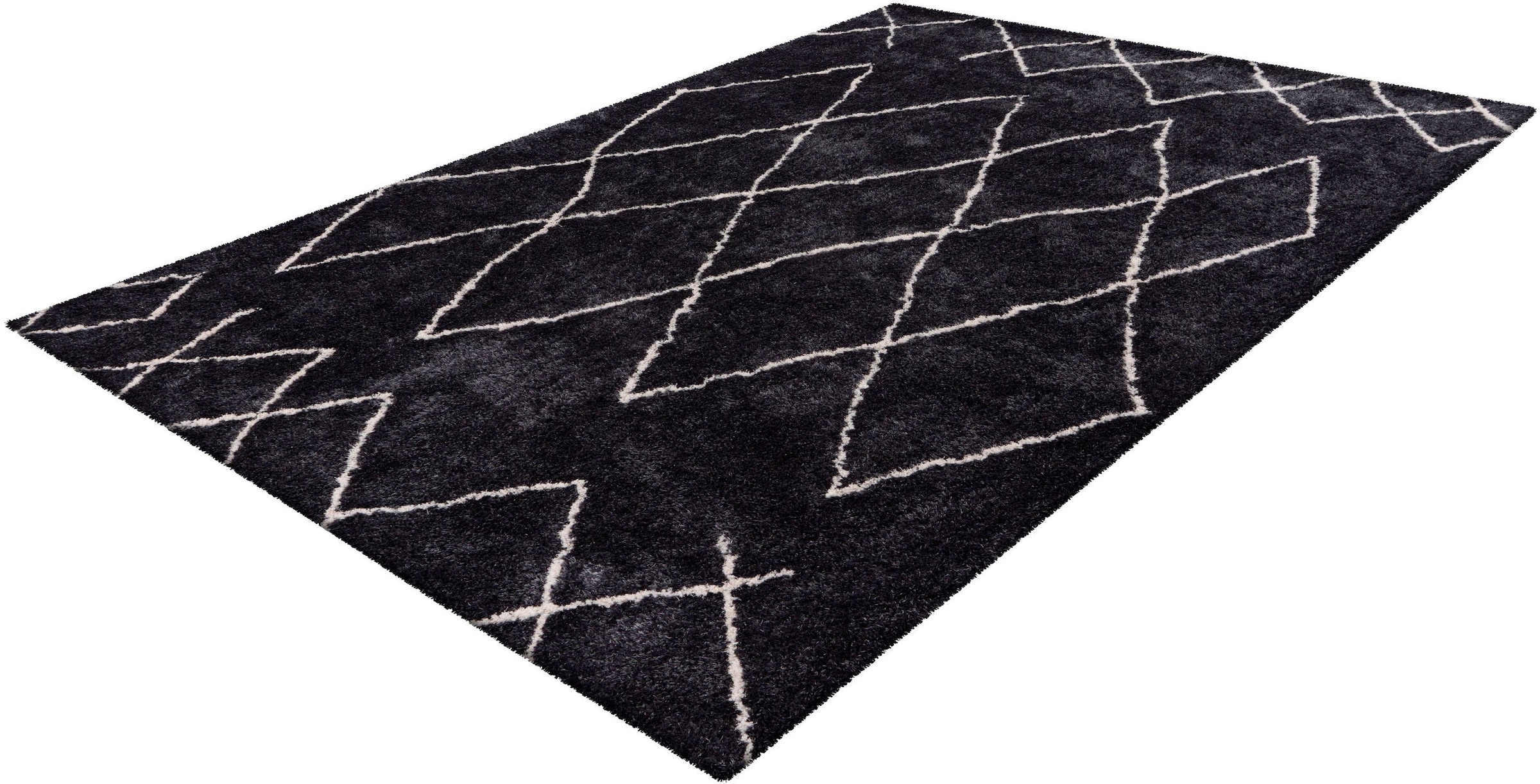 calo-deluxe Hochflor-Teppich »Elvar-4000«, rechteckig, 27 mm Höhe, besonders weich durch Microfaser, Wohnzimmer