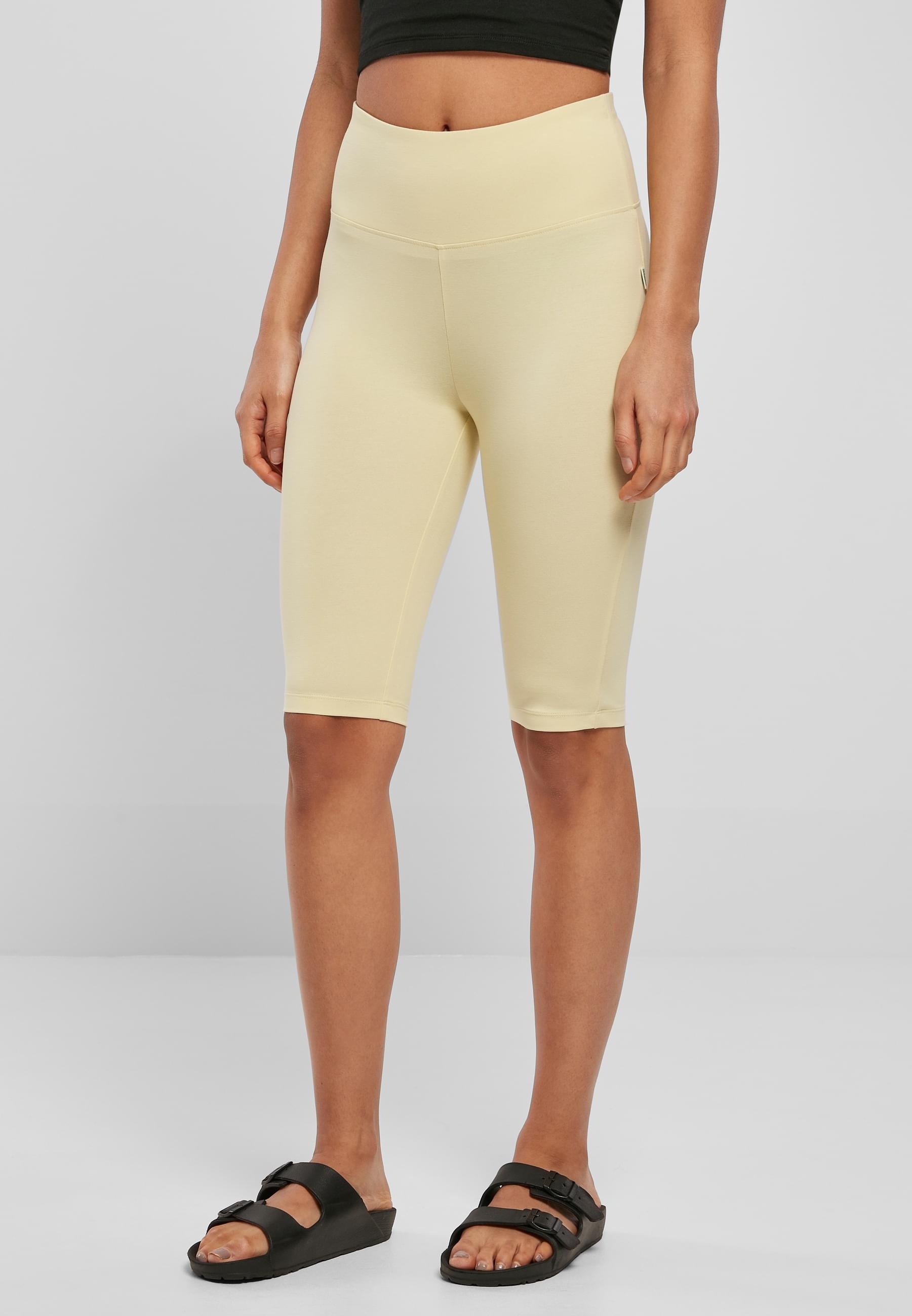URBAN CLASSICS Radlerhose »Urban Classics Damen Ladies Organic Stretch Jersey Cycle Shorts«, (1 tlg.)