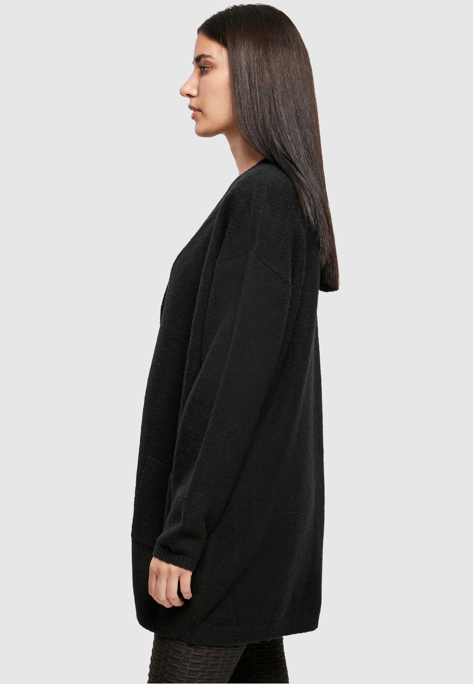 URBAN CLASSICS Strickjacke »Urban Classics Damen Ladies Chunky Fluffy Knit Cardigan«