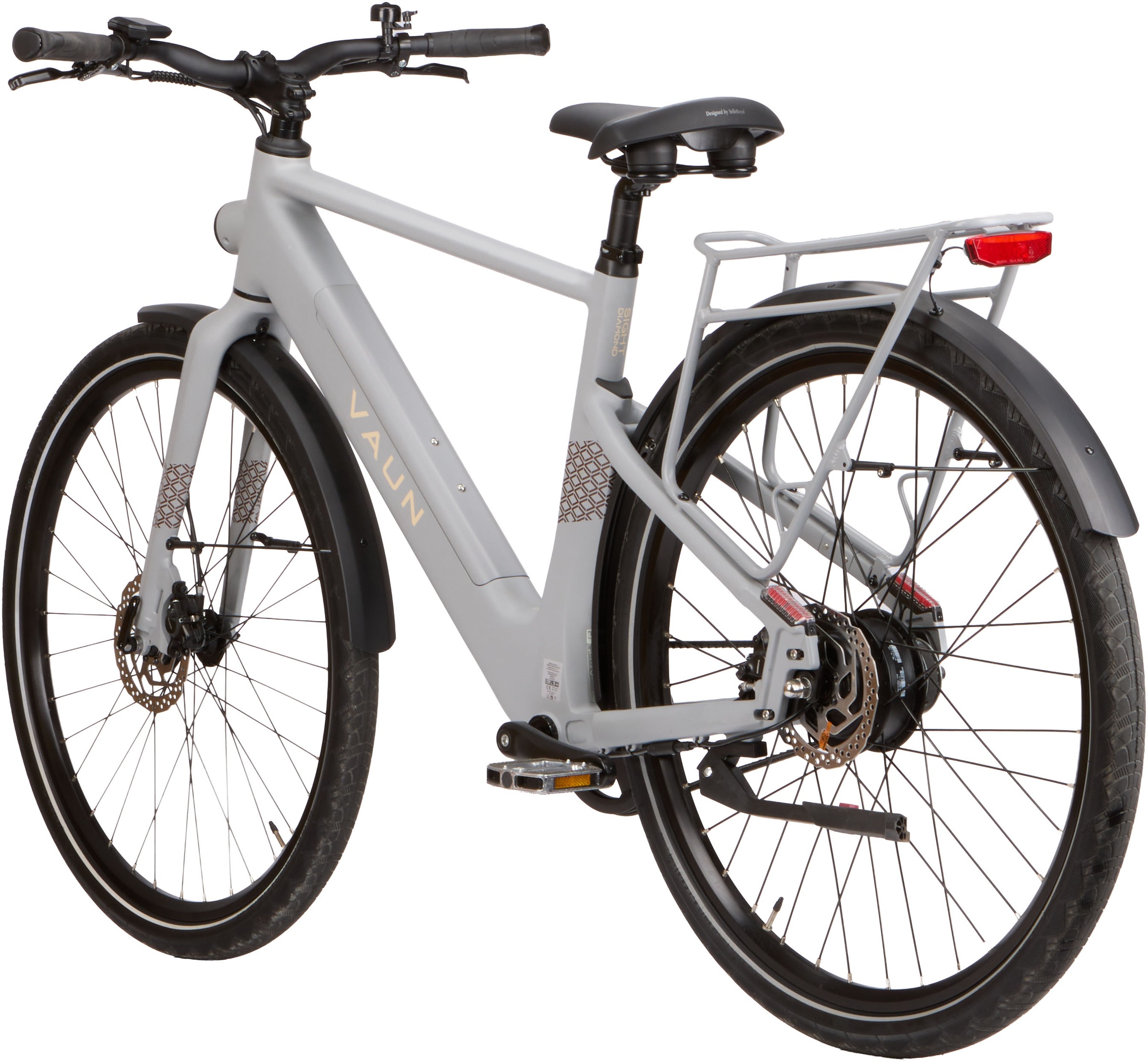 Vaun »VAUN Sight Cityrad« Heckmotor 250 W (mit integr. Akku), Elektrofahrrad für Alltag und Einkauf