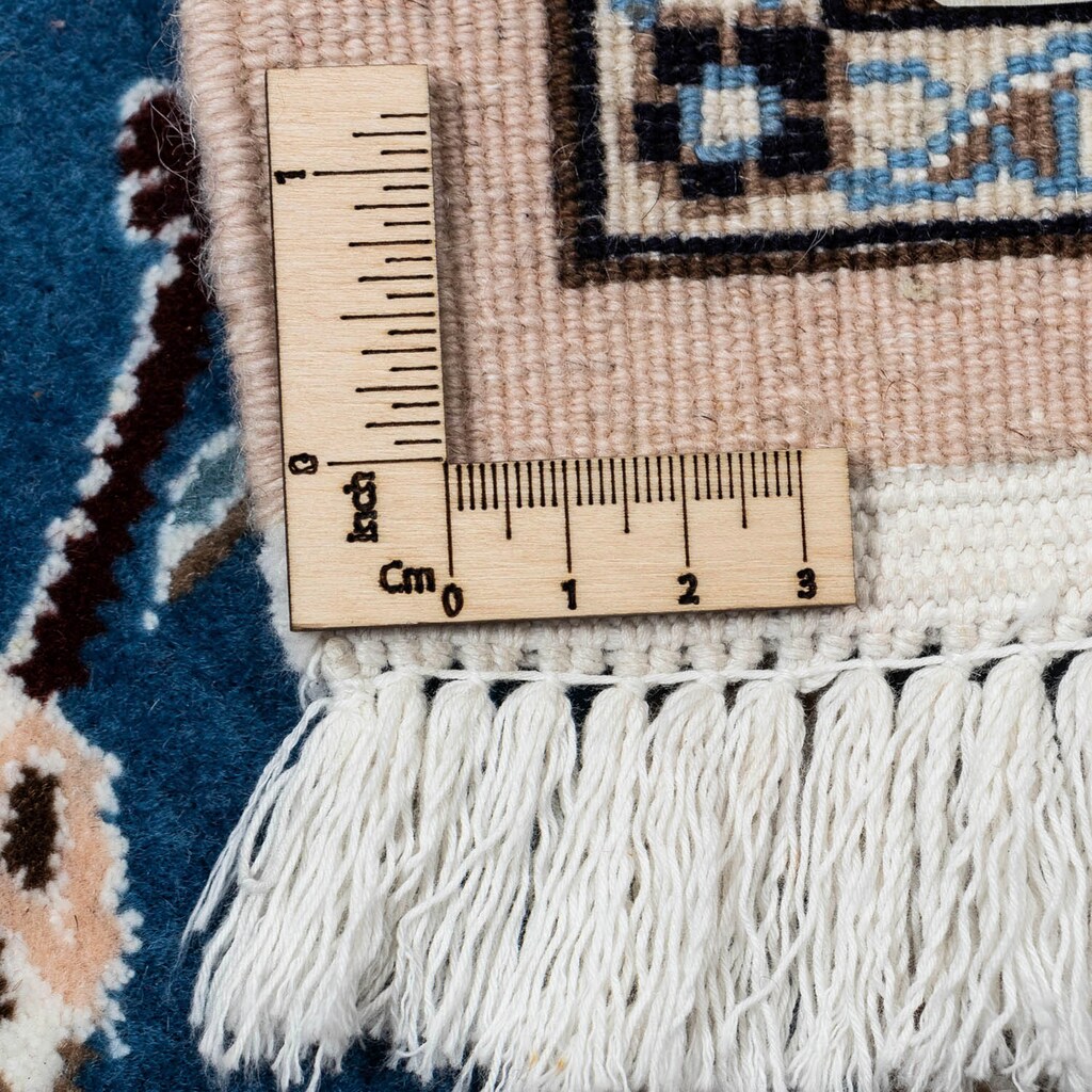 Wohnen Teppiche morgenland Wollteppich »Nain 9la Medaillon Blu scuro 348 x 245 cm«, rechteckig, 0,6 mm Höhe, Unikat mit Zertifik Wohnen Teppiche morgenland Wollteppich »Nain 9la Medaillon Blu scuro 348 x 245 cm«, rechteckig, 0,6 mm Höhe, Unikat mit Zertifik