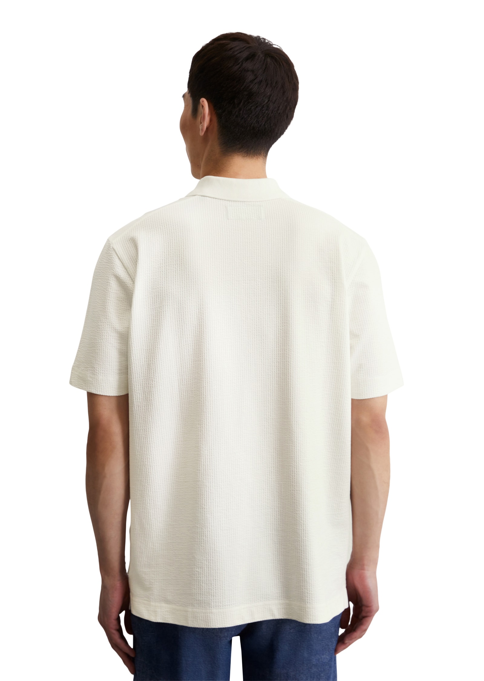 Marc O'Polo Poloshirt »aus Bio-Baumwoll-Mix«