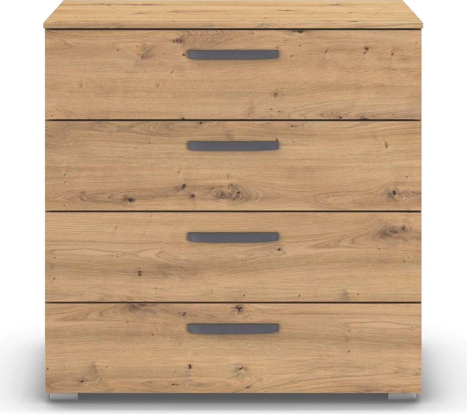 rauch Schubkastenkommode »Sideboard Schubladenkommode OTELI mit Dekor- und Hochglanzfront« Breite 80 cm inkl. Soft-Close-Funktion,  vier große und geräumige Schubladen mit viel Stauraum MADE IN GERMANY