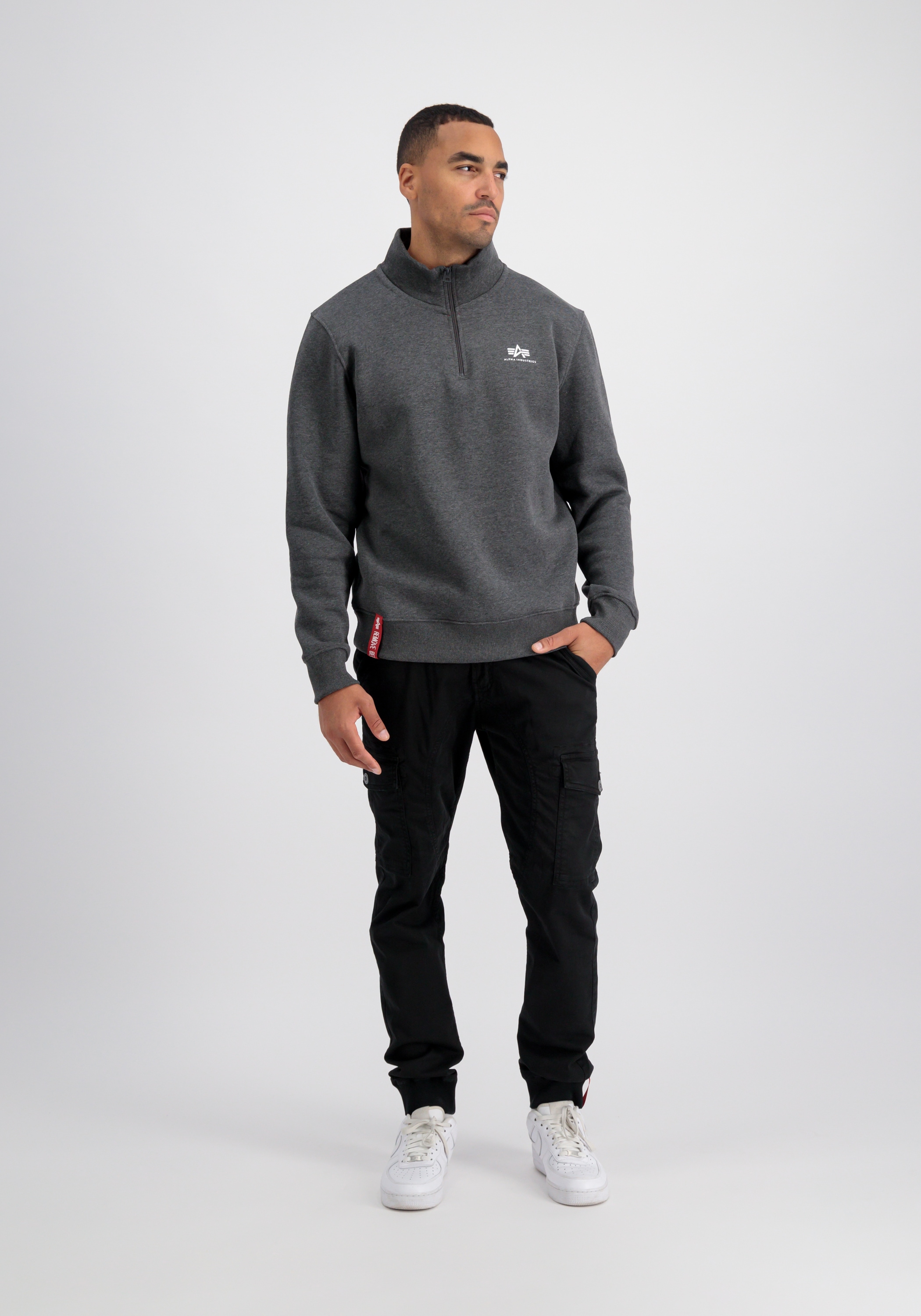 Alpha Industries Sweater »Alpha Industries Men - Sweatshirts Half Zip Sweatshirt SL«