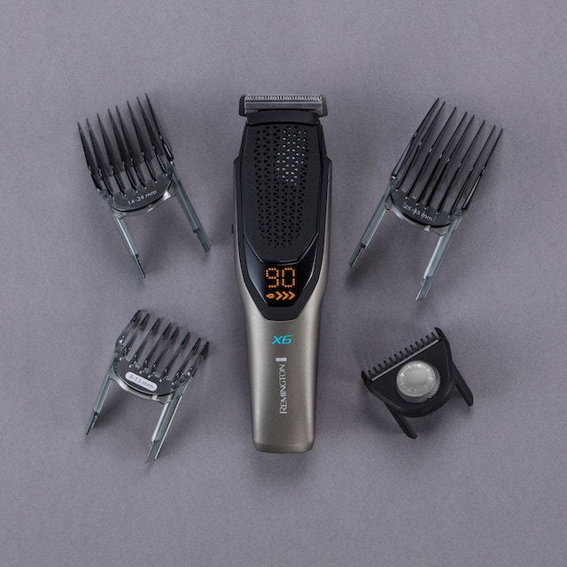 Remington Haarschneider »Power-X Series HC6000«, 4 Aufsätze,  Längeneinstellrad und Micro Fade Haar-und Bartkamm, kpl. Abwaschbar  bestellen | BAUR