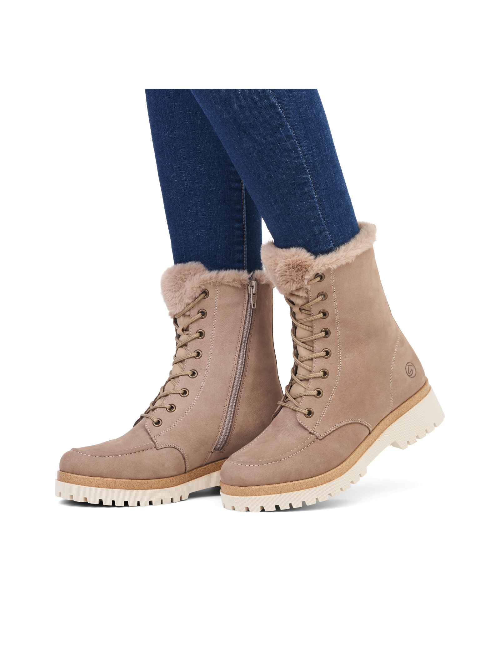 Remonte Schnürstiefelette »Remonte Stiefelette Veloursleder«