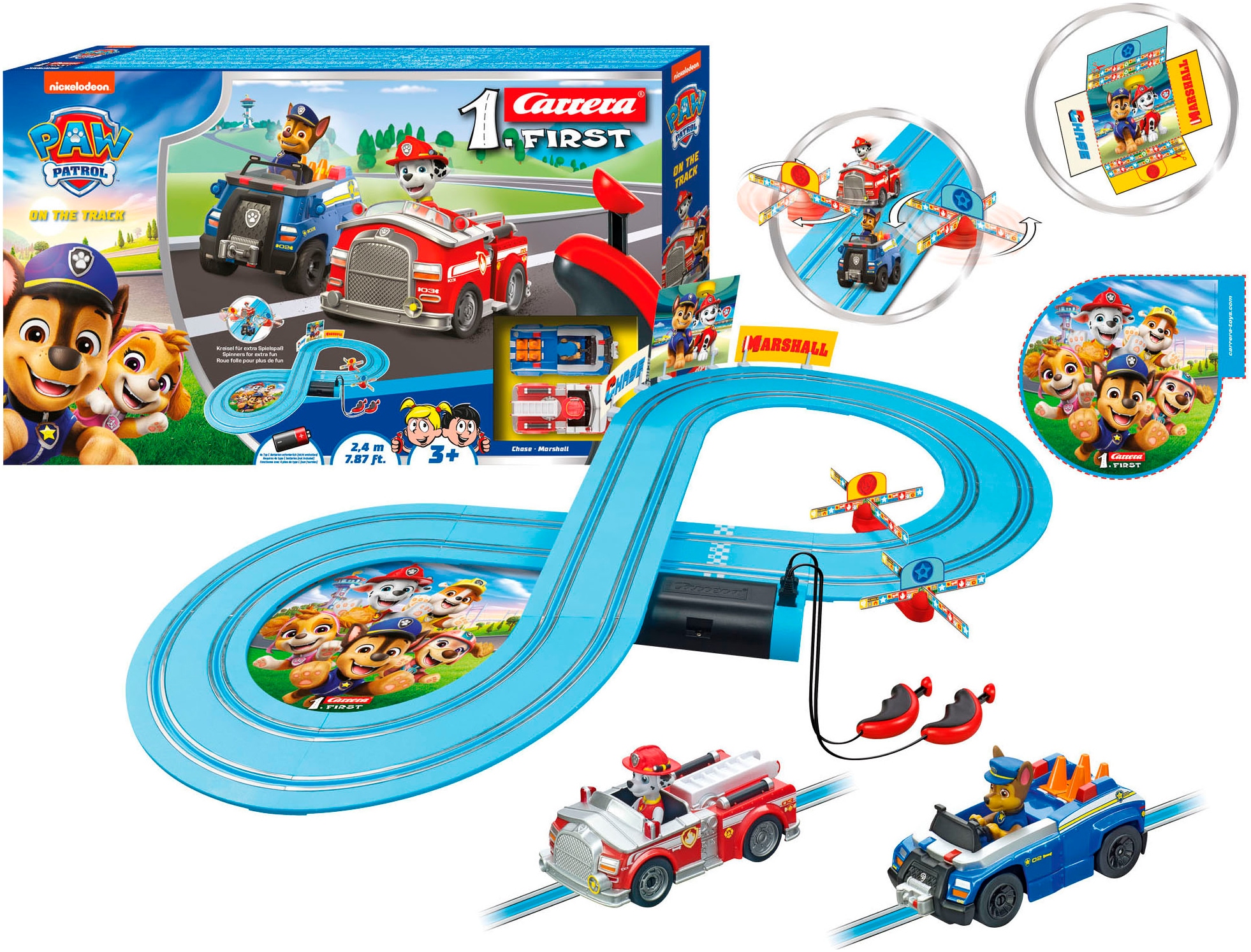 Carrera® Autorennbahn »Carrera First, Paw Patrol - On the Track«