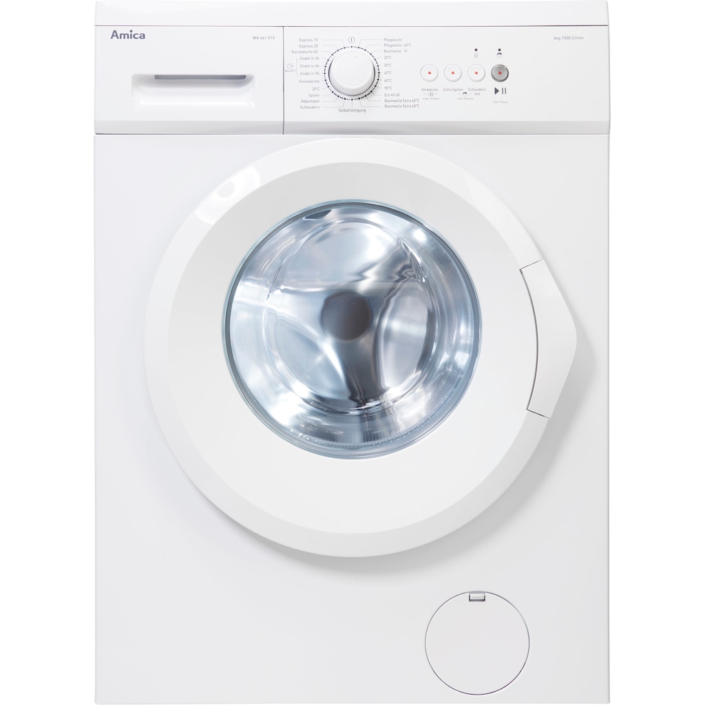 Amica Waschmaschine »WA 461 015«, WA 461 015 W, 6 kg, 1000 U/min