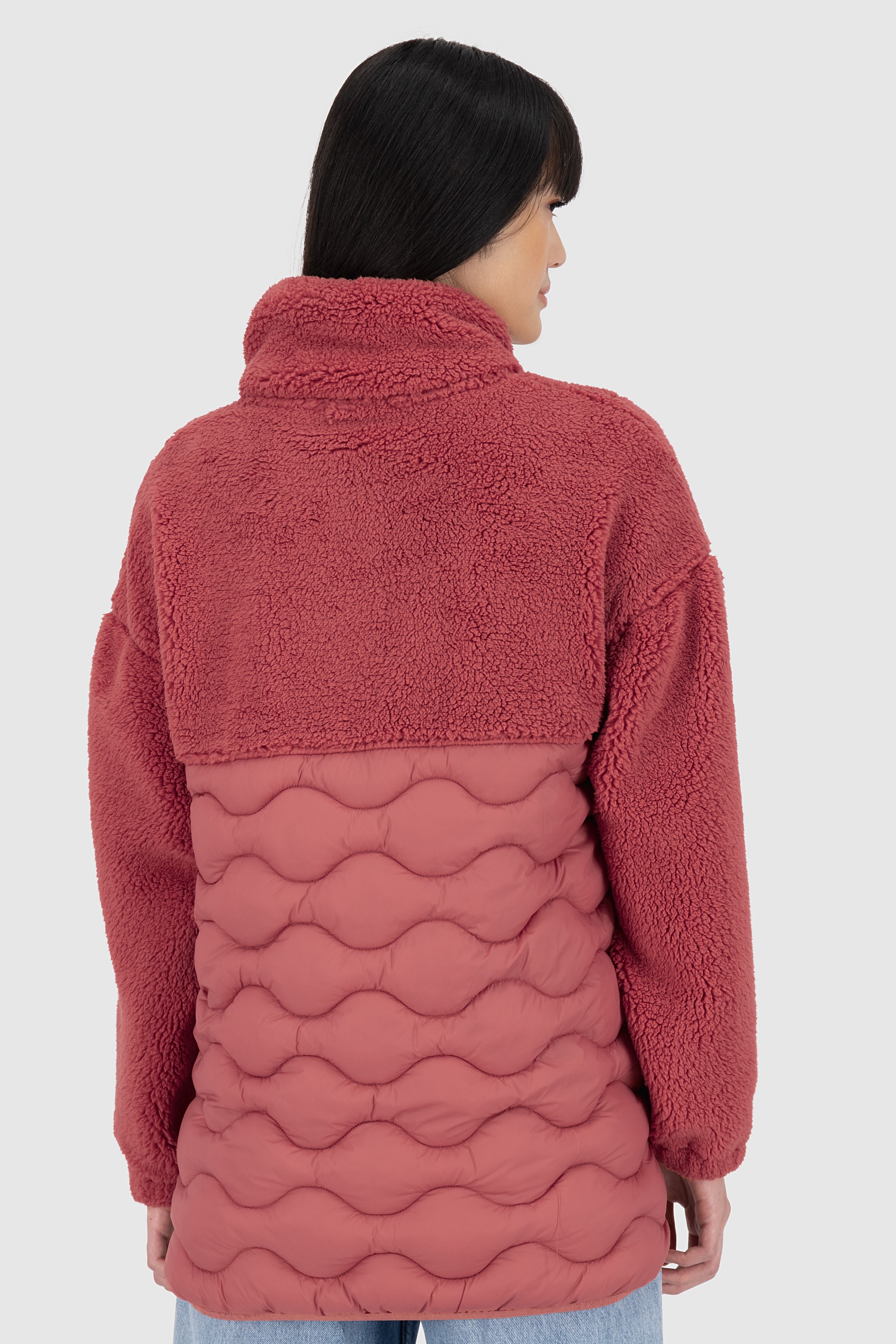 Alife & Kickin Winterjacke "Damen EveAK G", ohne Kapuze, Stylische Teddy-Pl günstig online kaufen