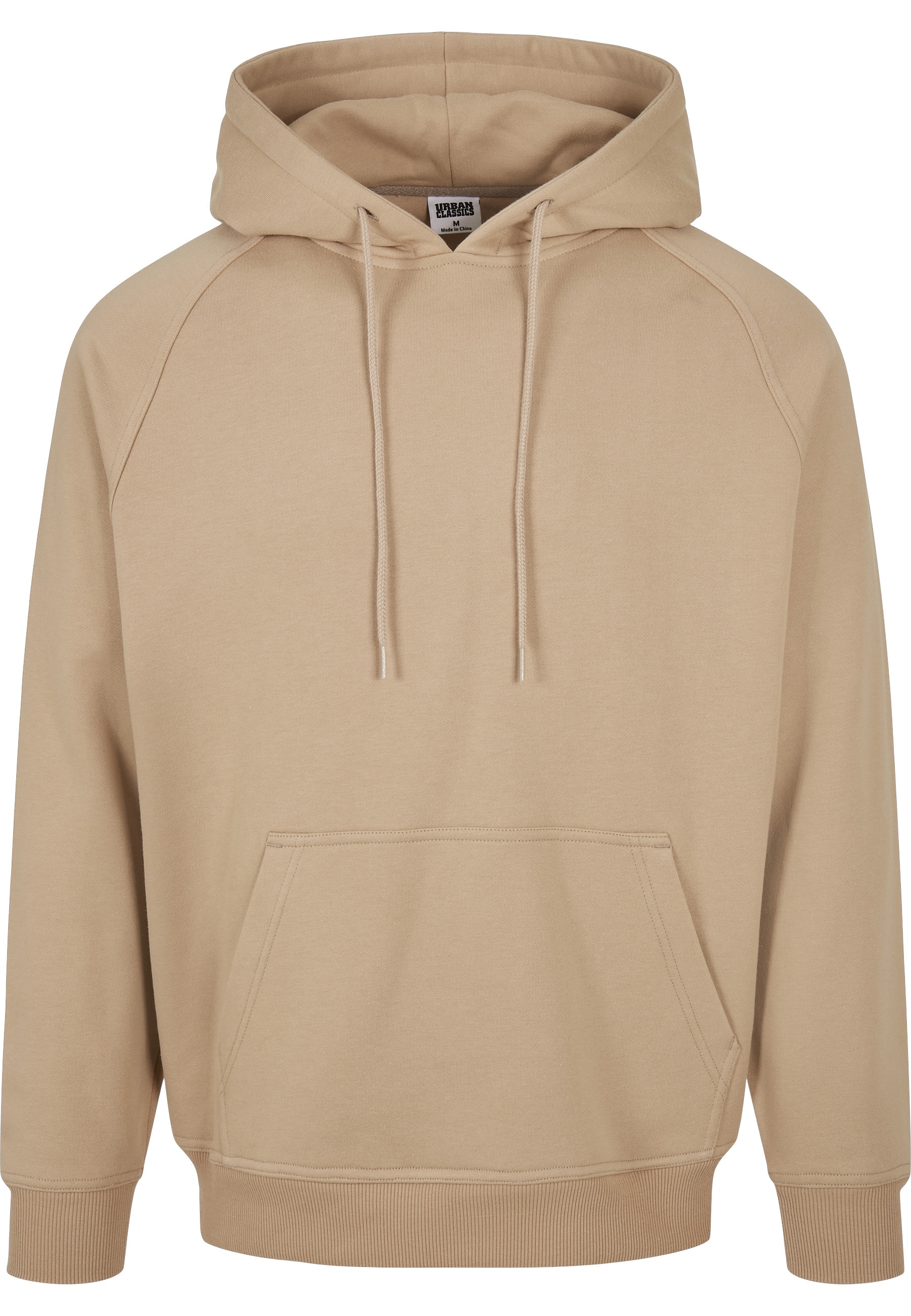 URBAN CLASSICS Rundhalspullover "Urban Classics Herren Blank Hoody" 1 Stk.