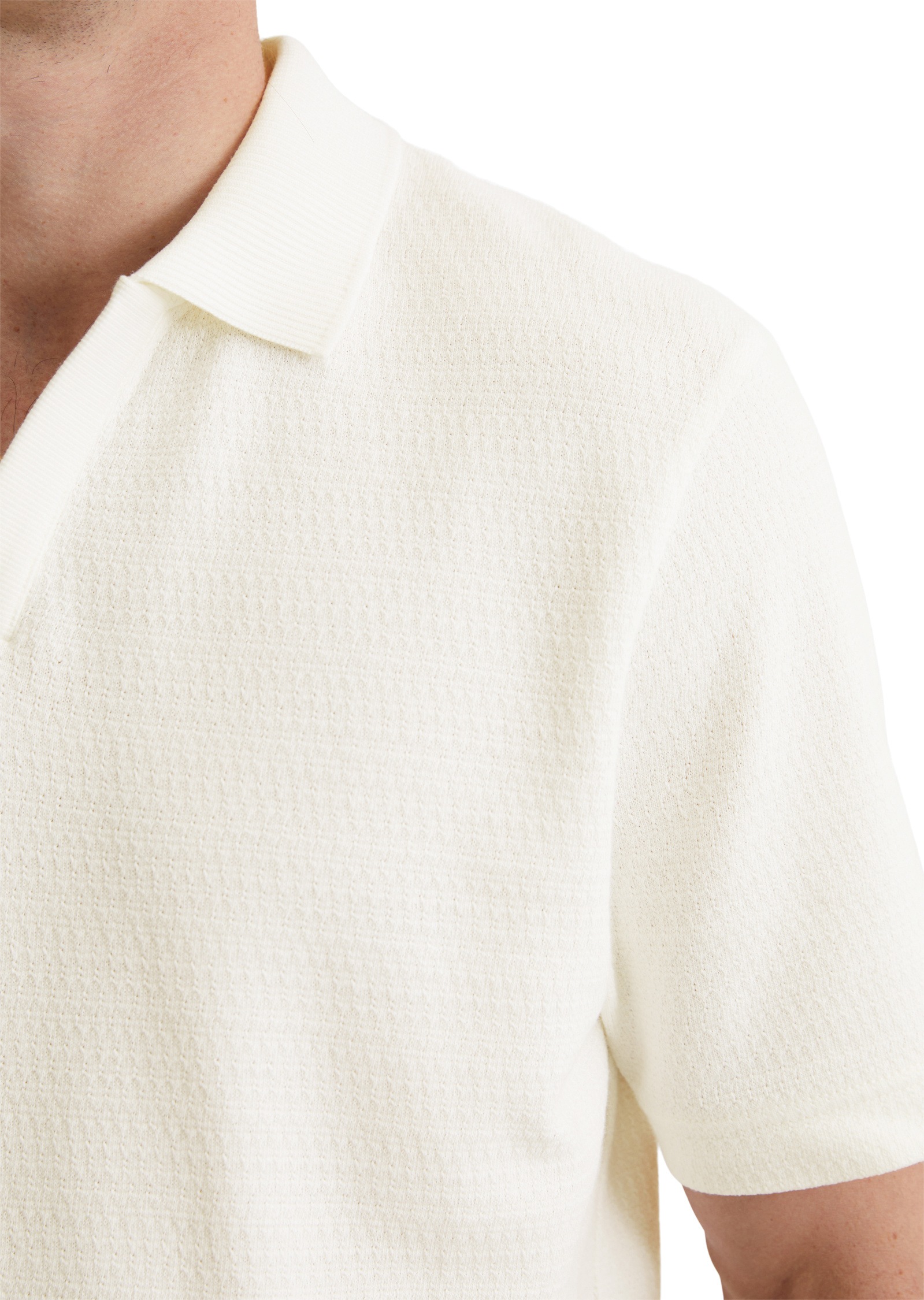 Marc O'Polo Poloshirt »mit feiner Struktur«