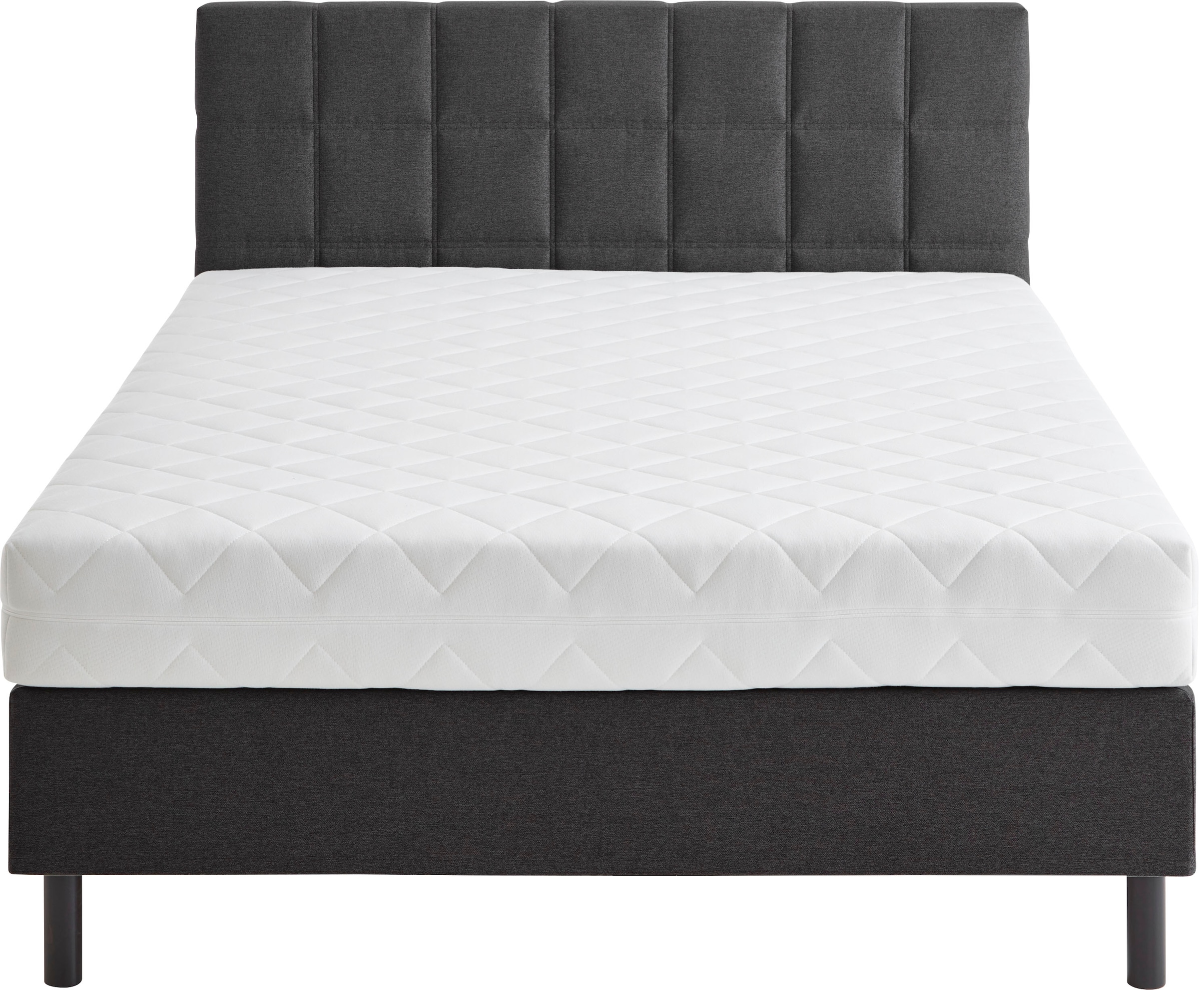 ATLANTIC home collection Boxbett Nikola, Massivholzfüße, mit und ohne Matratze lieferbar
