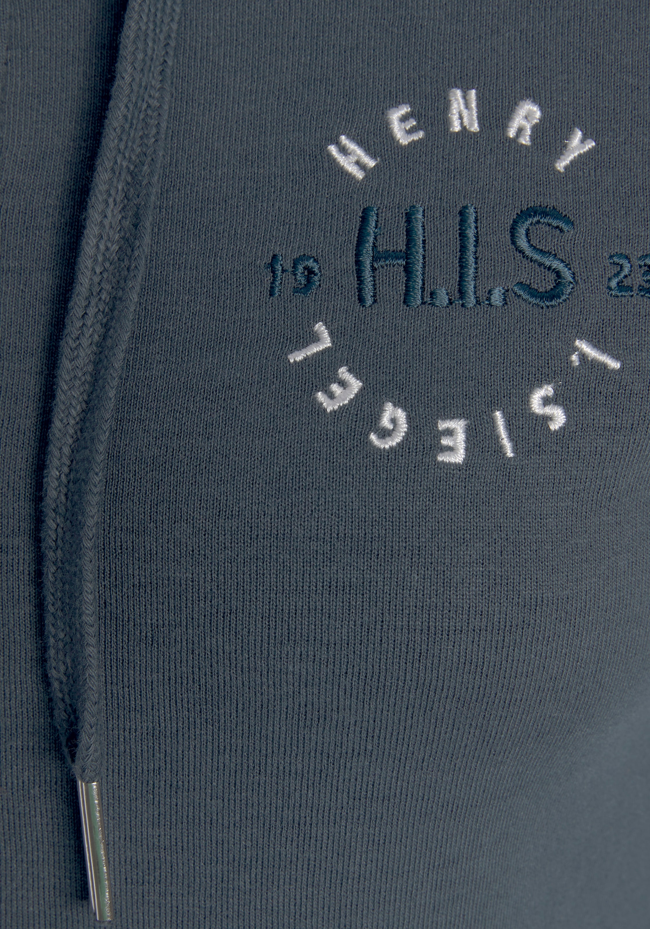 H.I.S Kapuzensweatjacke, | BAUR Markenstickerei mit und kleiner seitlichem Piping kaufen online