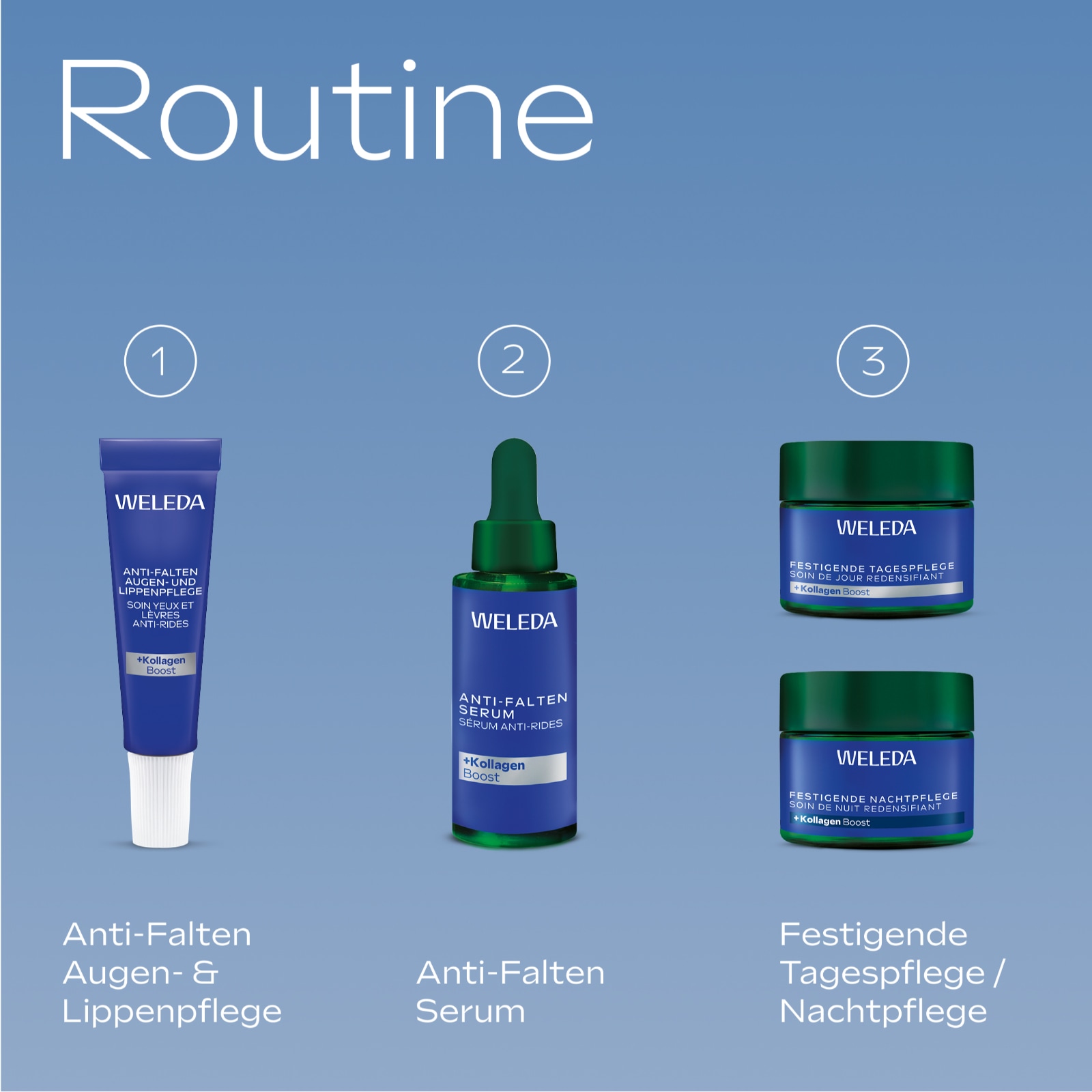 WELEDA Anti-Falten-Serum »Anti-Falten Serum Blauer Enzian & Edelweiss«