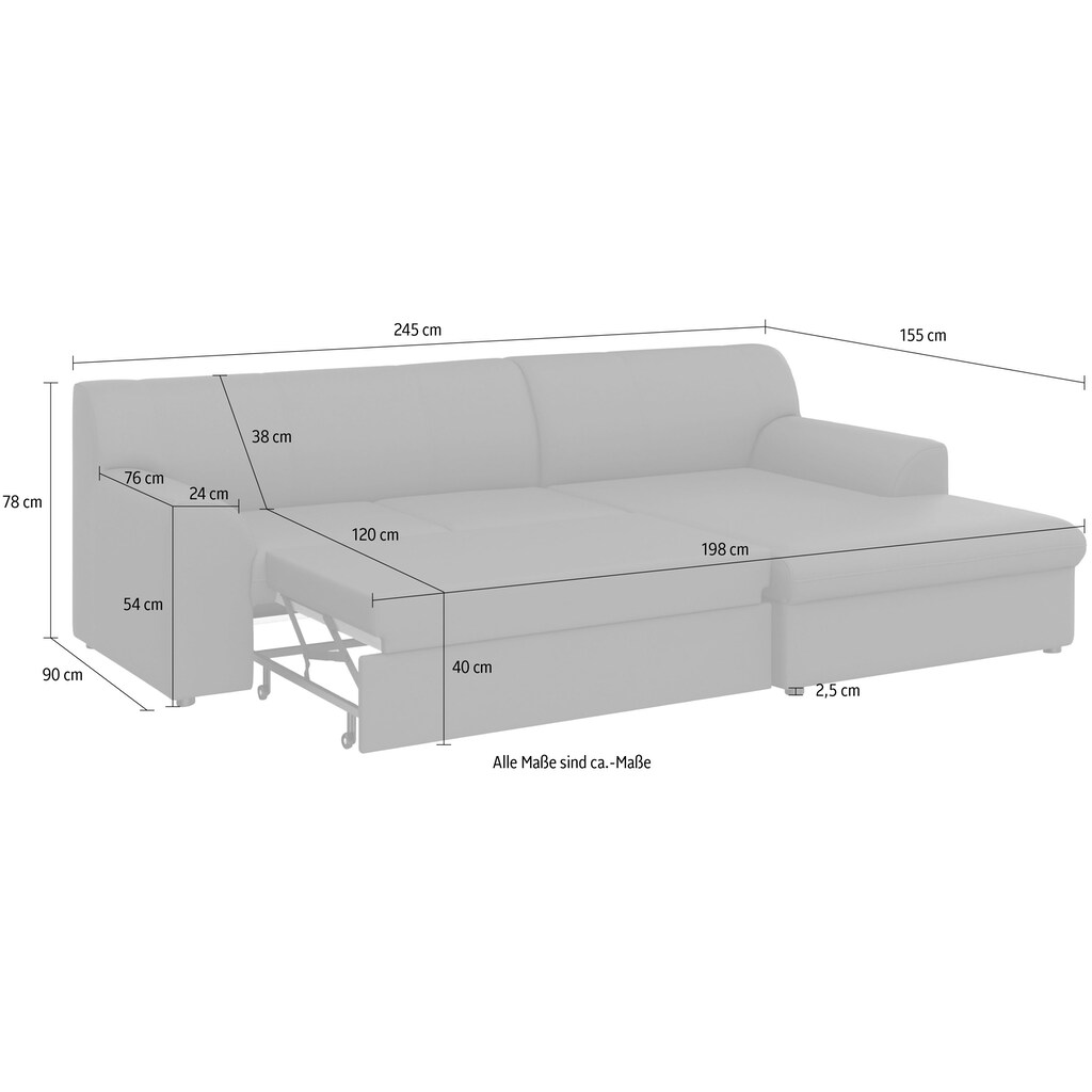 DOMO collection Ecksofa »Topper«