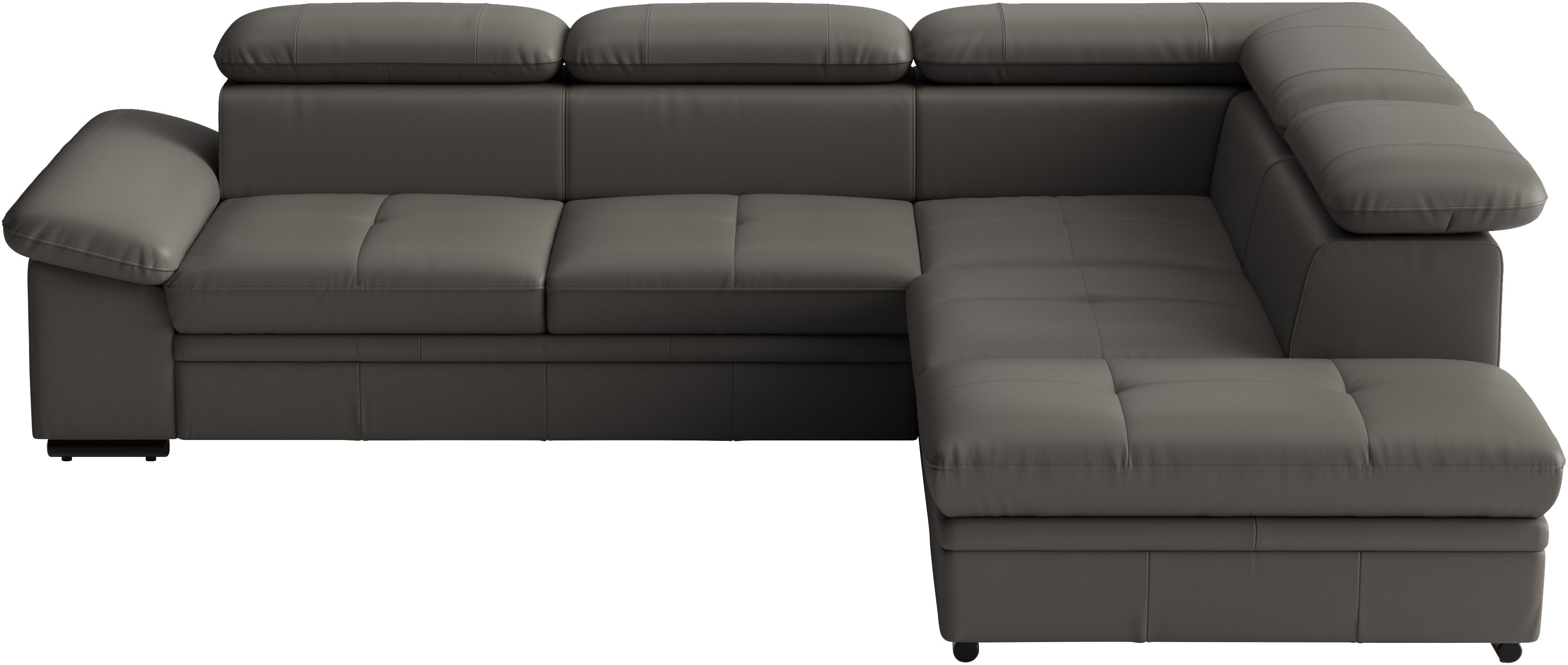 sit&more Ecksofa "Viola L-Form, B: 249 cm, Arm- & Kopfteilverstellung" optional mit Schlaffunktion