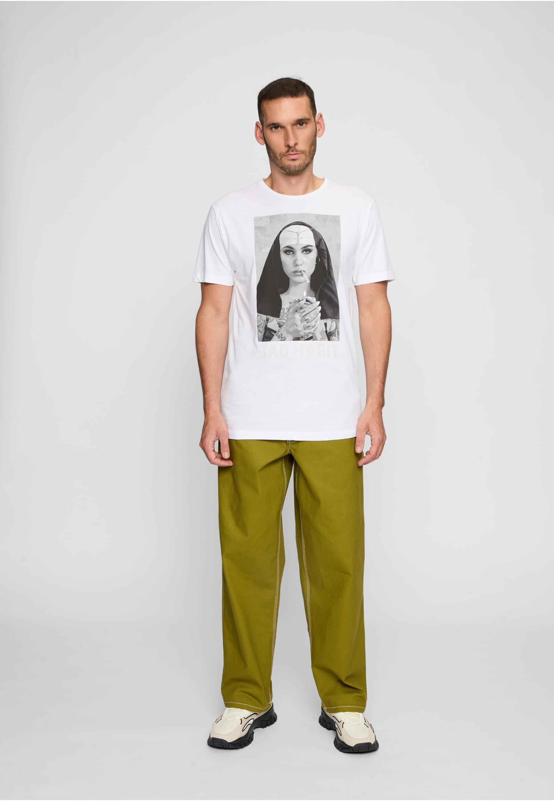 MisterTee Kurzarmshirt »MisterTee Herren Bad Habit Tee«, (1 tlg.)