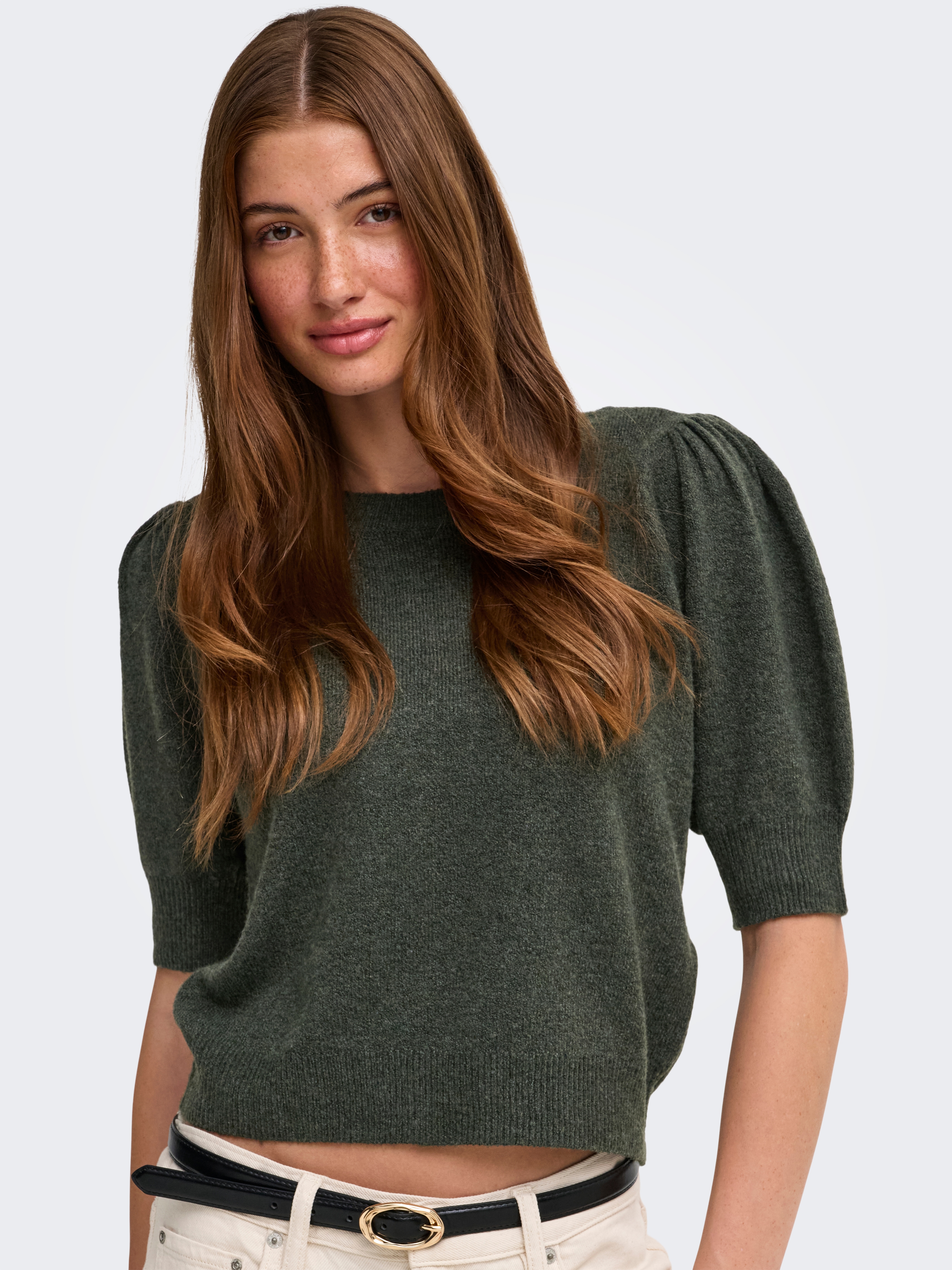 ONLY Strickpullover "ONLRICA LIFE 2/4 PULLOVER KNT NOOS" Materialmix, regular fit