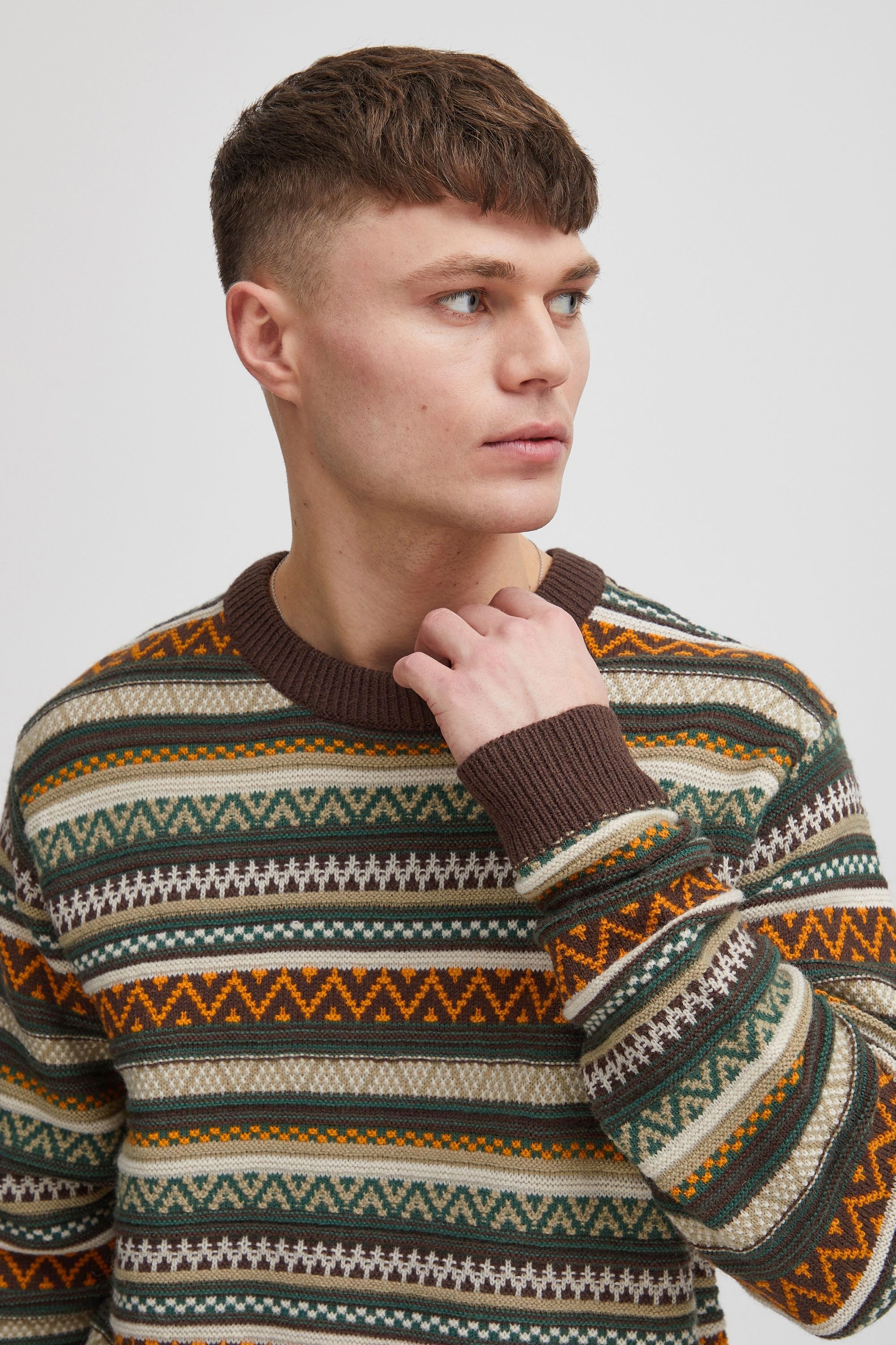 !Solid Strickfleece-Pullover »Strickpullover SDGardar«