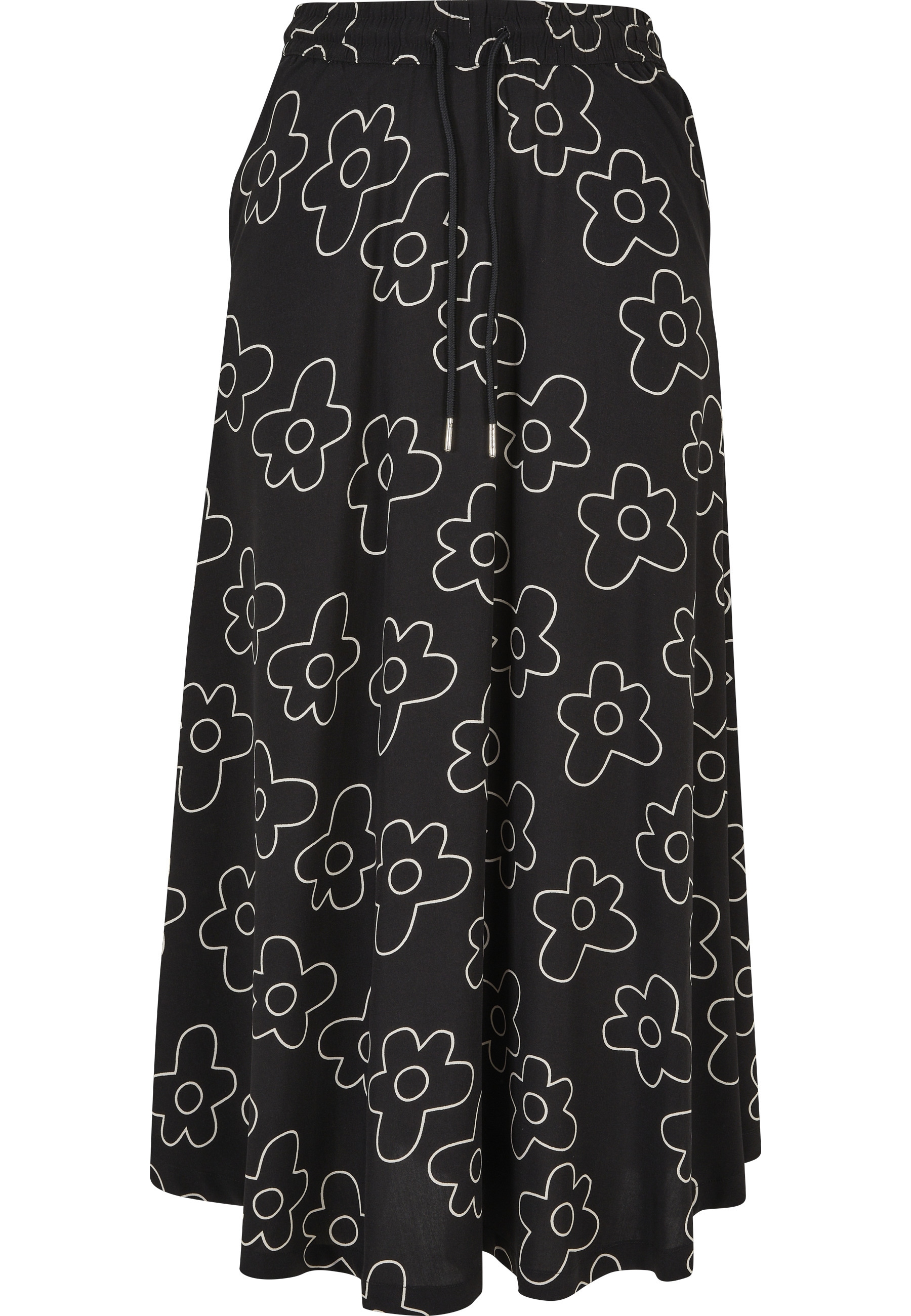 URBAN CLASSICS Jerseyrock "Urban Classics Damen Ladies Viscose Midi Skirt" günstig online kaufen