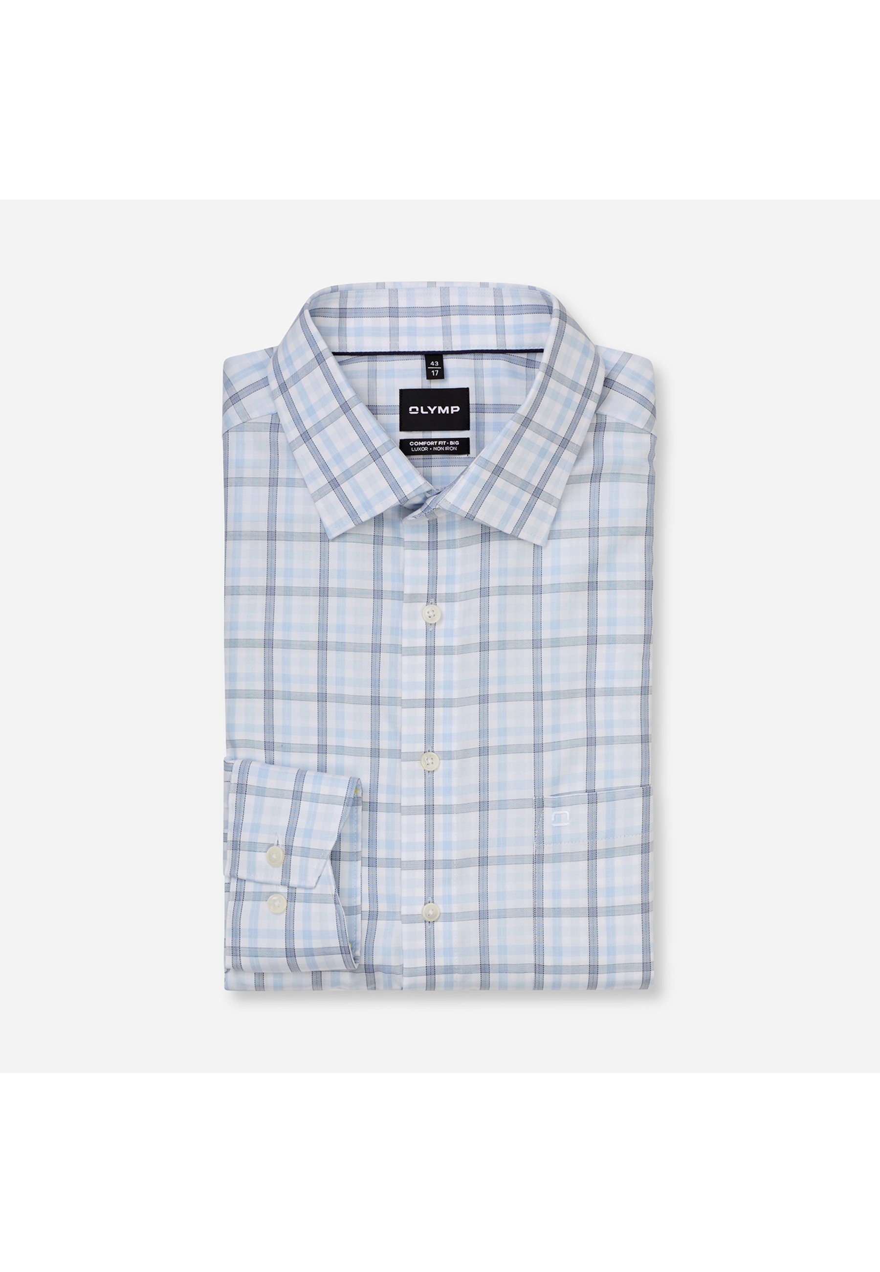 OLYMP Luxor Comfort Fit Big Shirt Blue 47 7