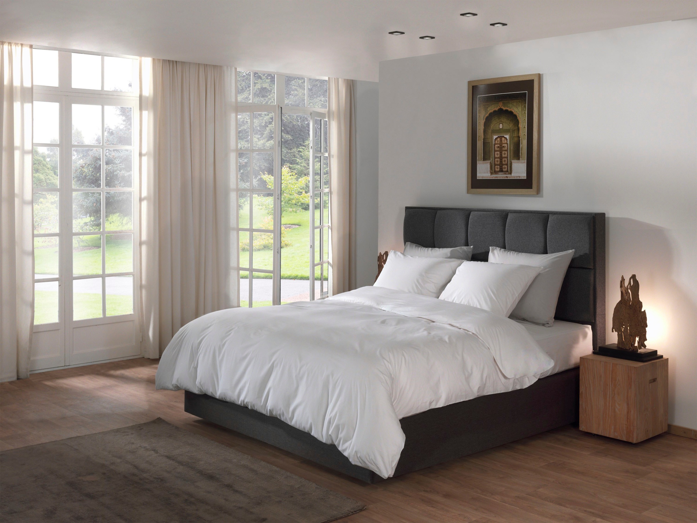 YELLOW Bettwäsche "Suite-Mumbai" 2 Stk. Uni Design, 100% Baumwolle ab 135x2 günstig online kaufen