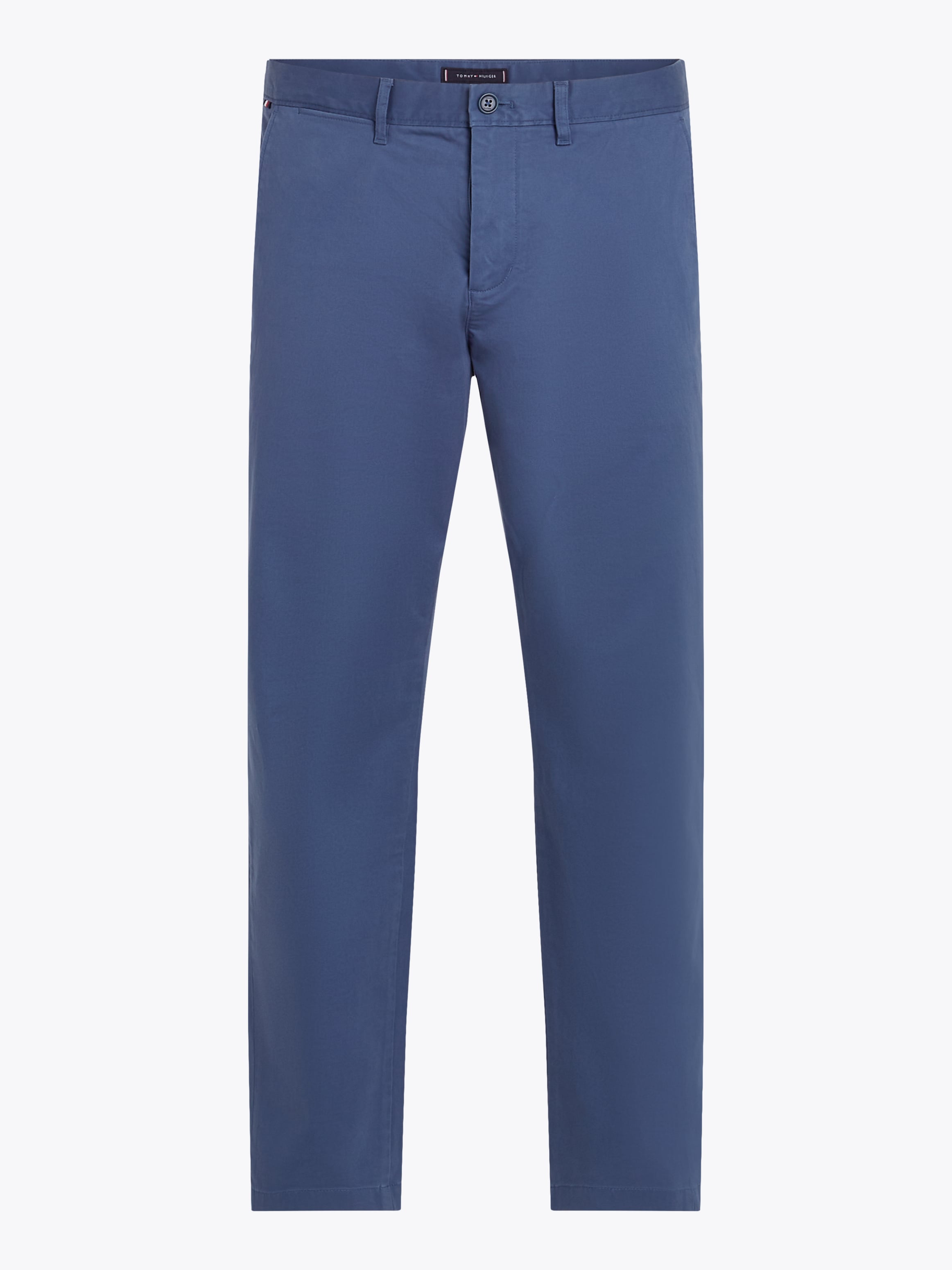 Tommy Hilfiger Chinohose »DENTON CHINO SATIN«, mit Gesäßtaschen mit Knopf, Logostickerei