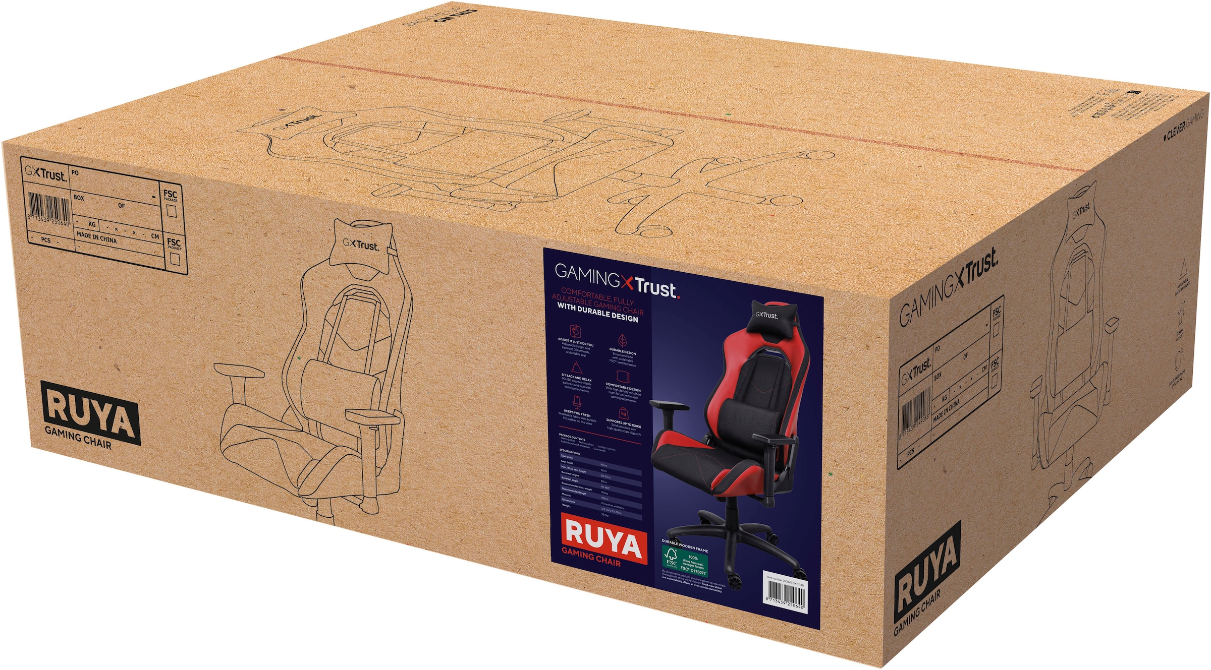 Trust Gaming-Stuhl »GXT 714 Ruya«