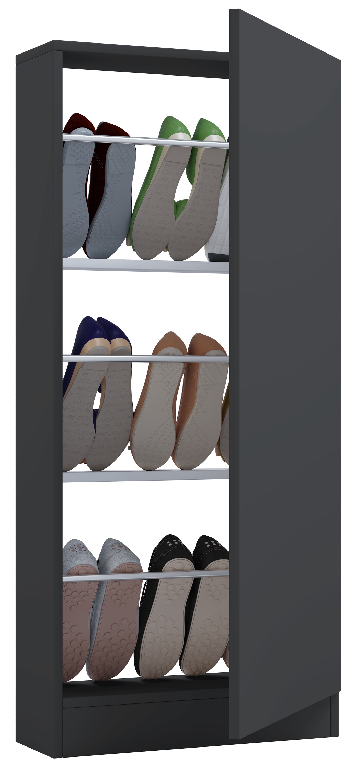 VCM Schuhschrank "Holz Schuhschrank Schuhkommode Fulisa L" 1 Stk. tlg.