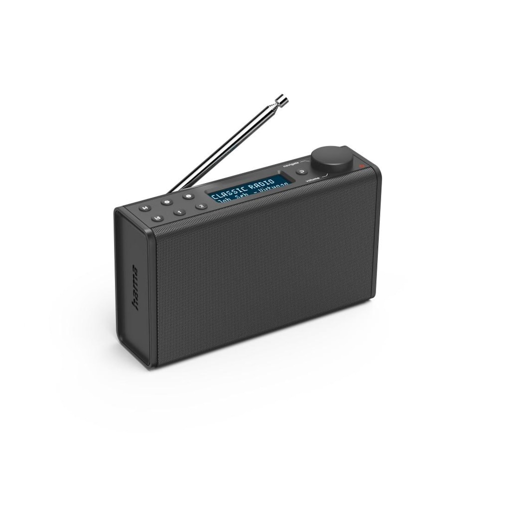 Hama Digitalradio (DAB+) »Digitalradio "DR7USB", FM/DAB/DAB+/Batteriebetrieb Radio«, (Digitalradio (DAB+)