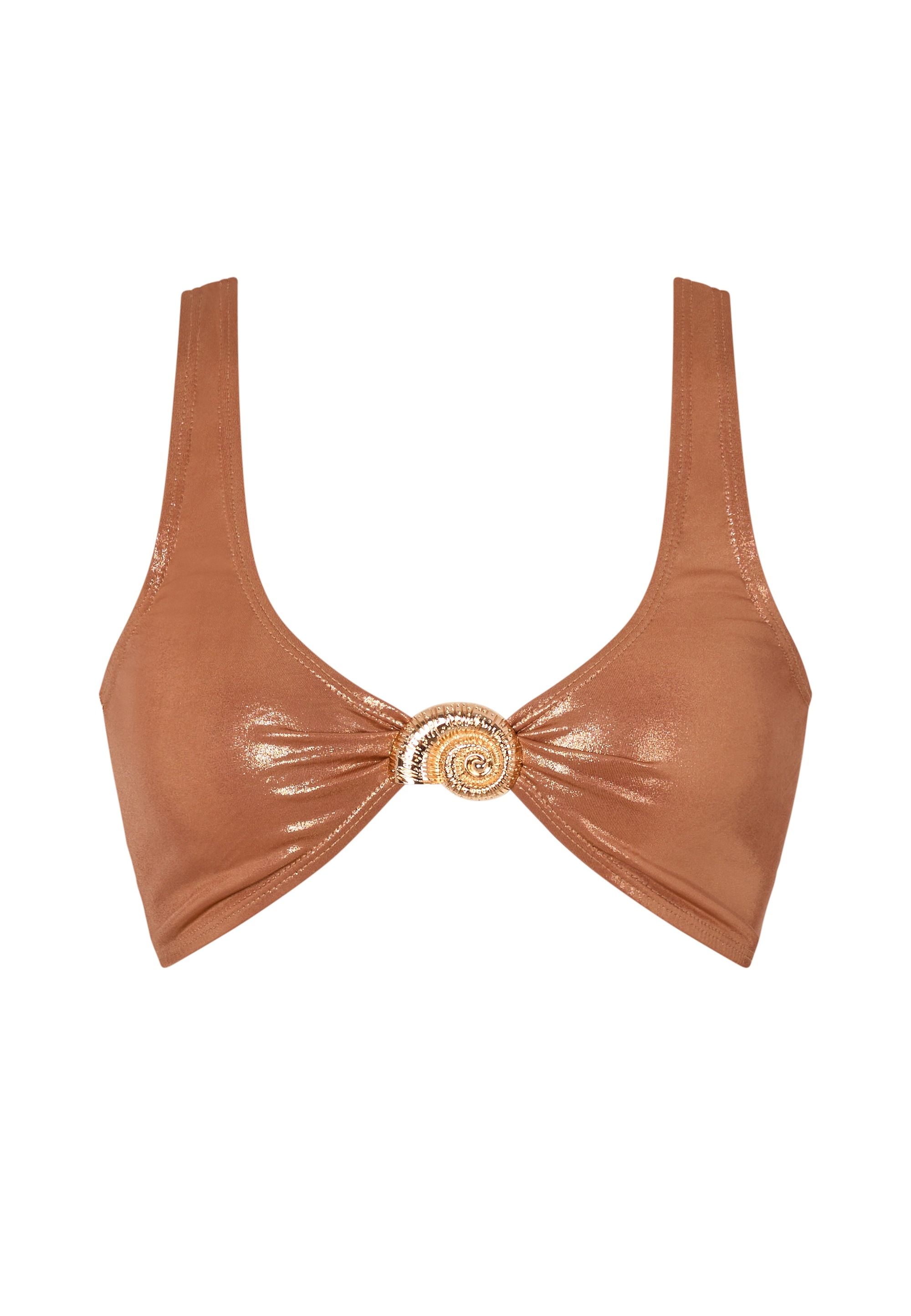 Moda Minx Triangel-Bikini-Top »Nautilus Shell Crop Bikini Top«, (1 St.), mit tollem Muschel-Element