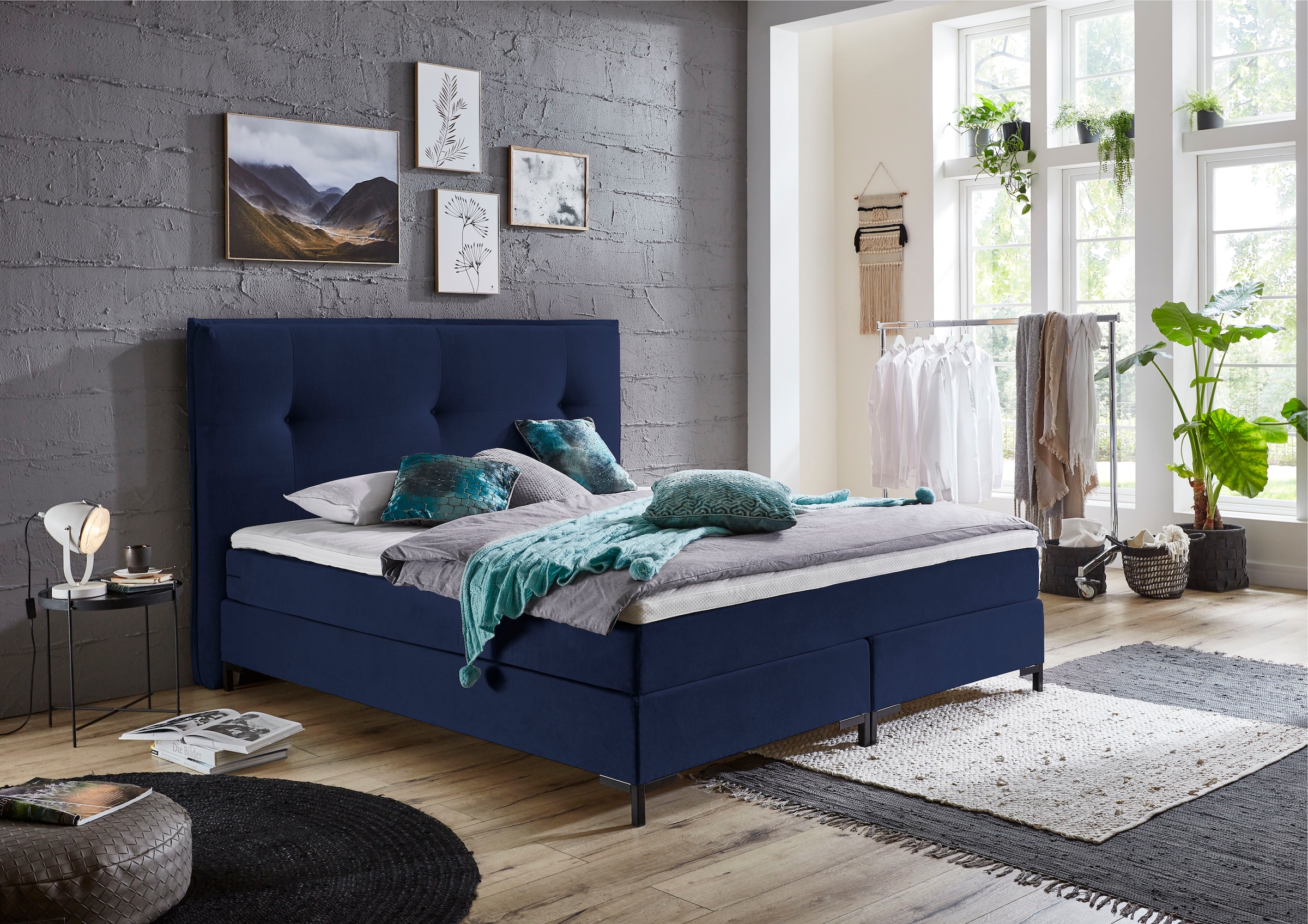 ATLANTIC home collection Boxspringbett "Romy"