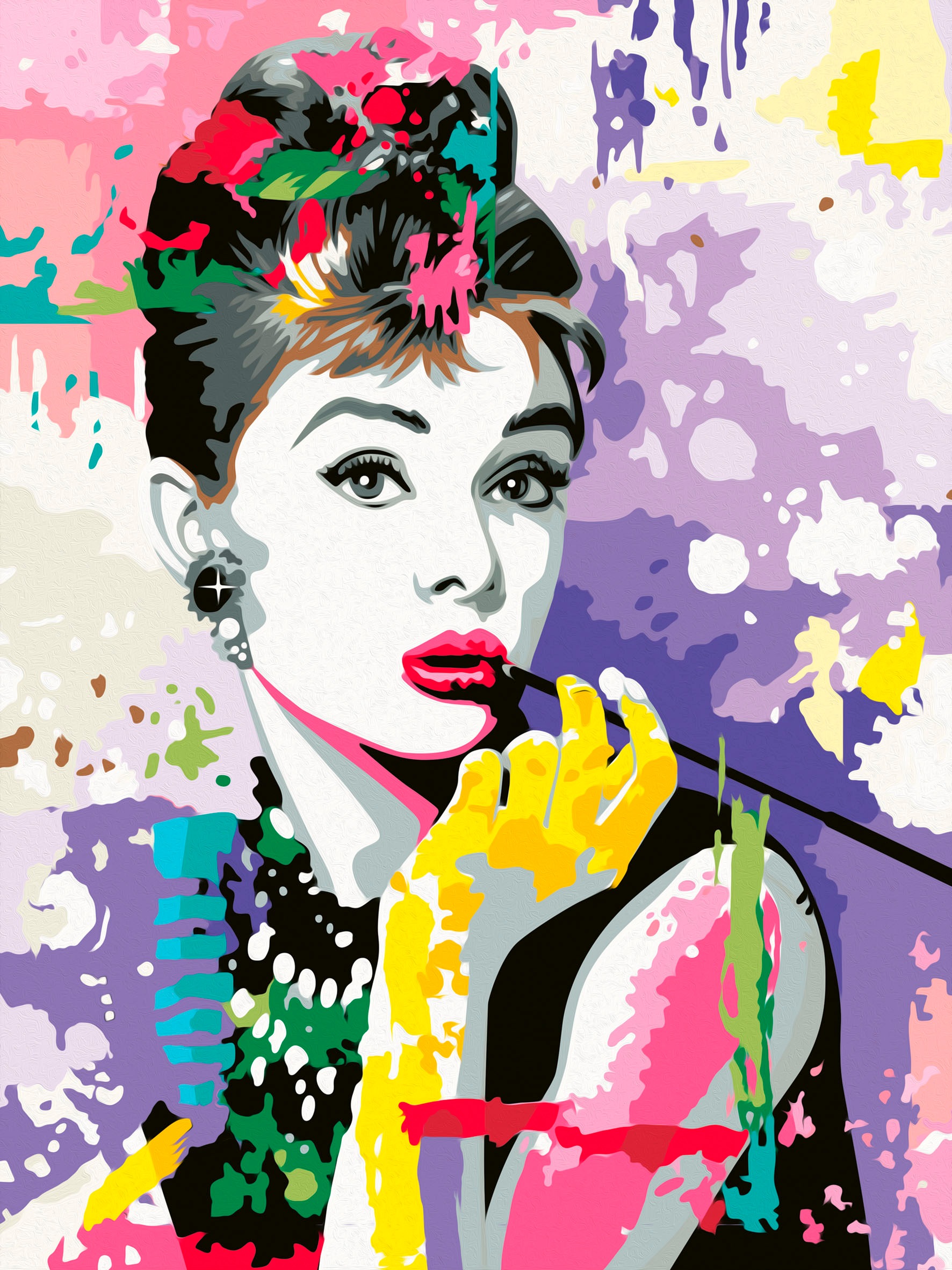 Ravensburger Malen nach Zahlen »CreArt, Audrey Hepburn«, für Erwachsene; Made in Europe