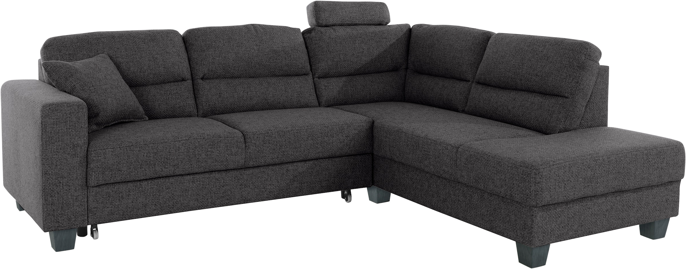 TRENDMANUFAKTUR Ecksofa »Chamber, L-Form«, inklusive einer Kopfstütze, wahlweise mit Schlaffunktion