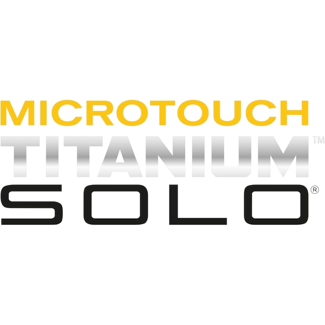 MediaShop Multifunktionstrimmer »MicroTouch Titanium Solo«, 3 Aufsätze,  Trimmen, stylen & rasieren wie ein Champion online kaufen | BAUR